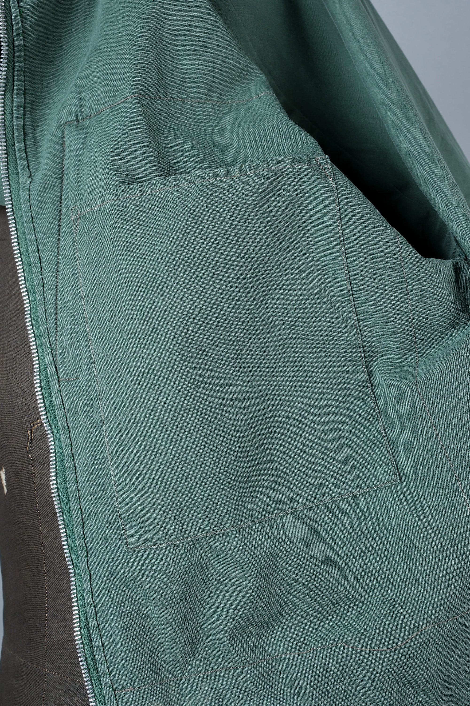 【~60's】British Vintage Ventile Cotton Hooded Cyclist Jacket "Greenspot NOMAD" "BERTRAM DUDLEY & SON"