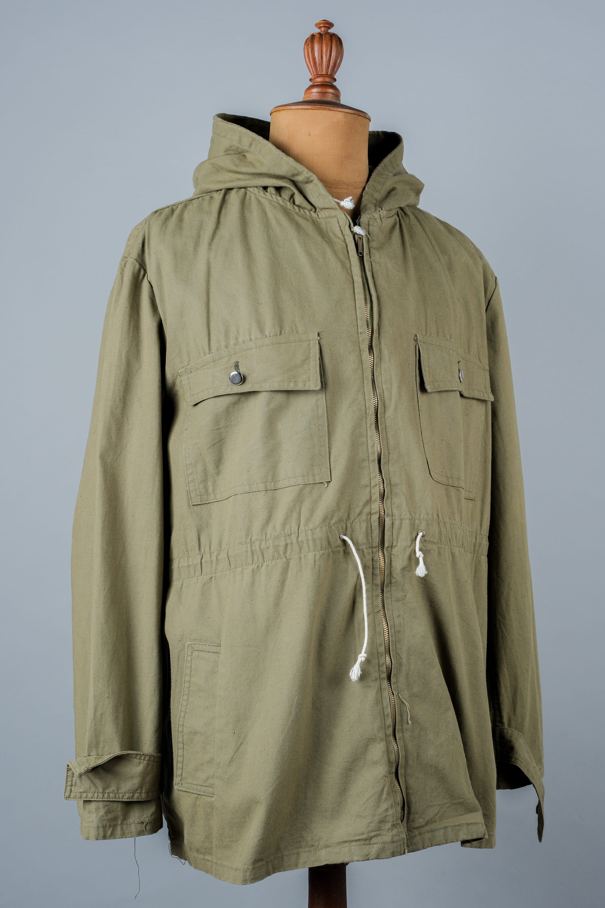 ［~70's］Europe Vintage Zip Up Hooded Jacket