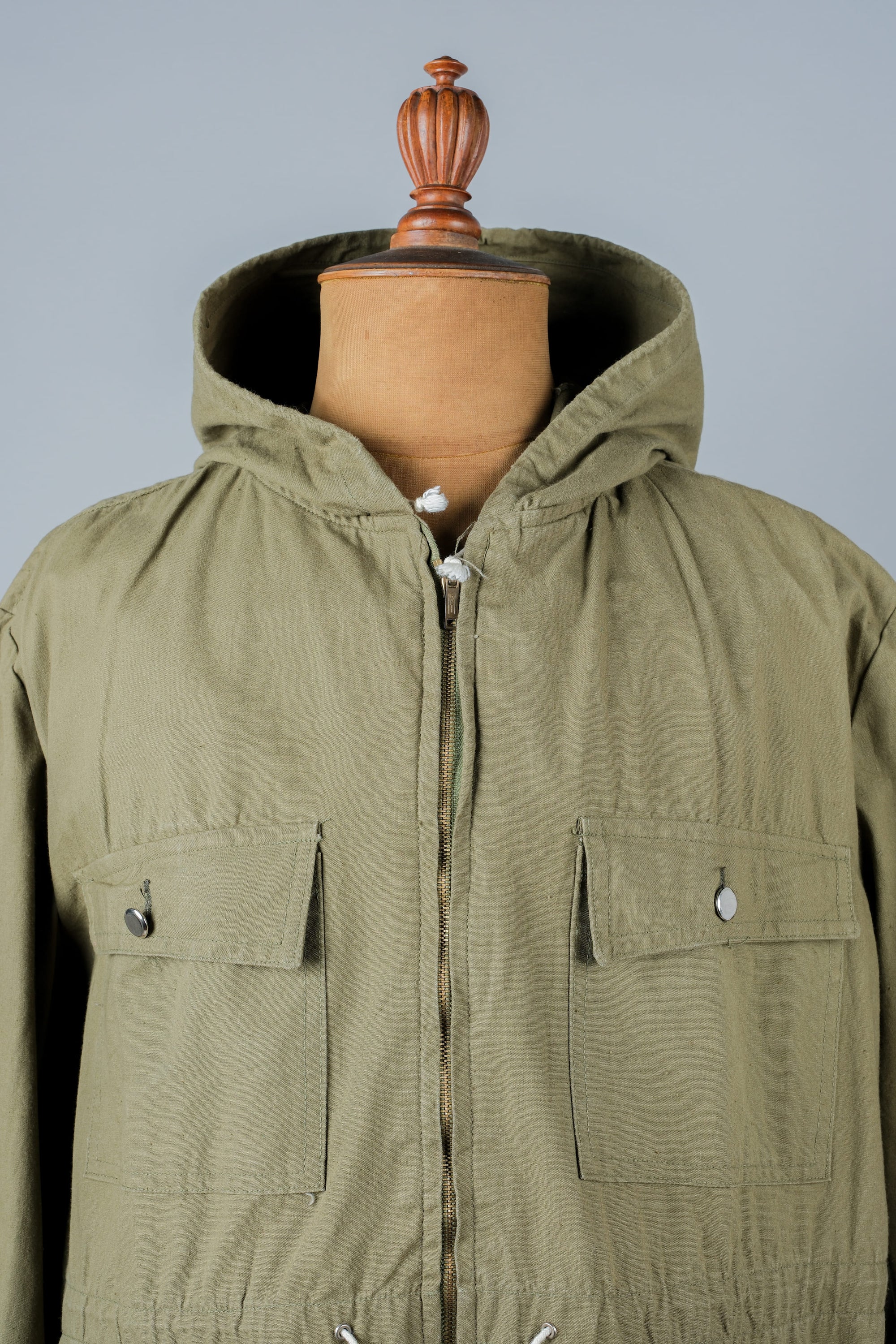 ［~70's］Europe Vintage Zip Up Hooded Jacket