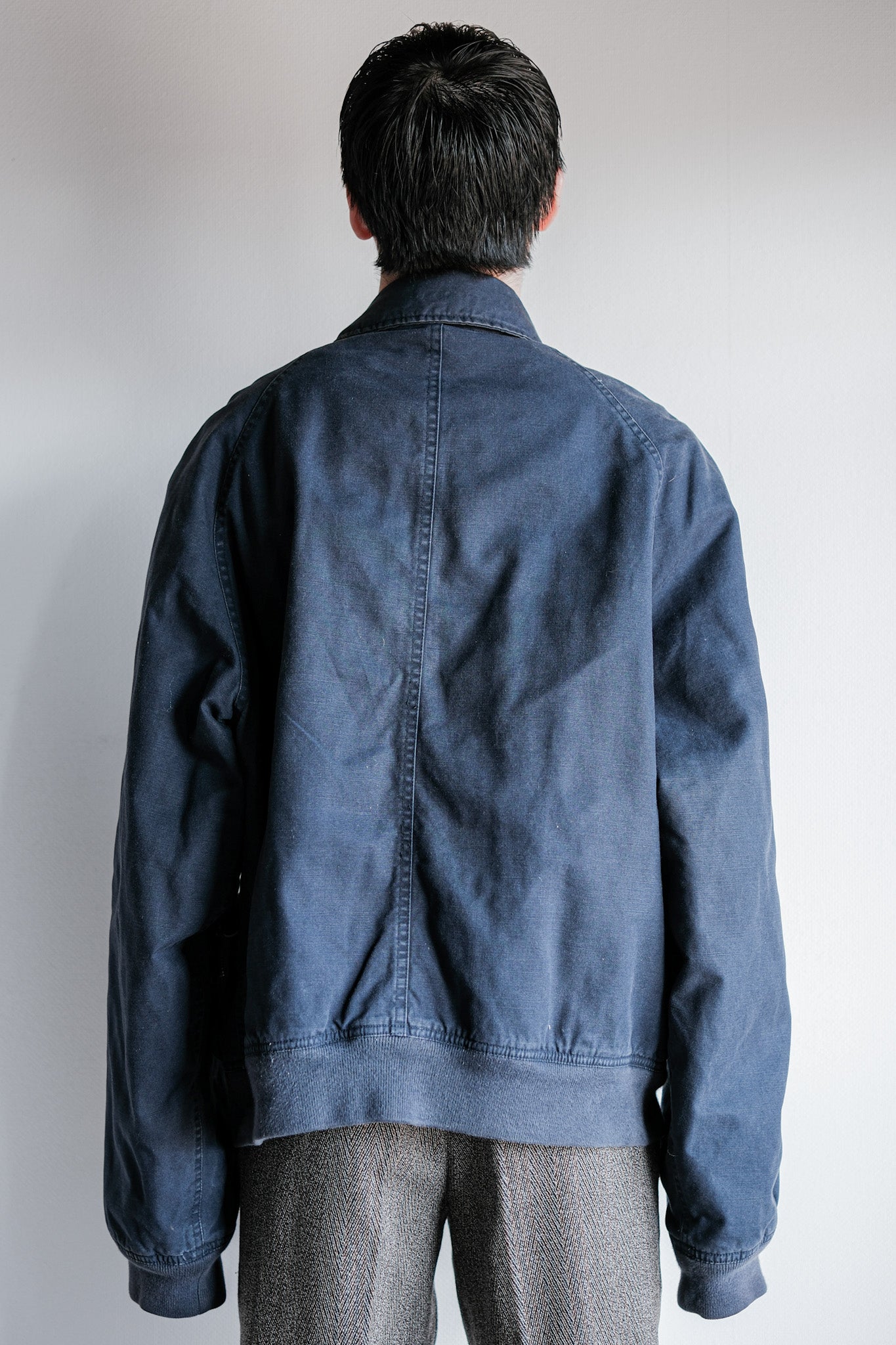 ［~00's］Old Polo Ralph Lauren Multi Pocket Cotton Blouson With Chin Strap Size.XL