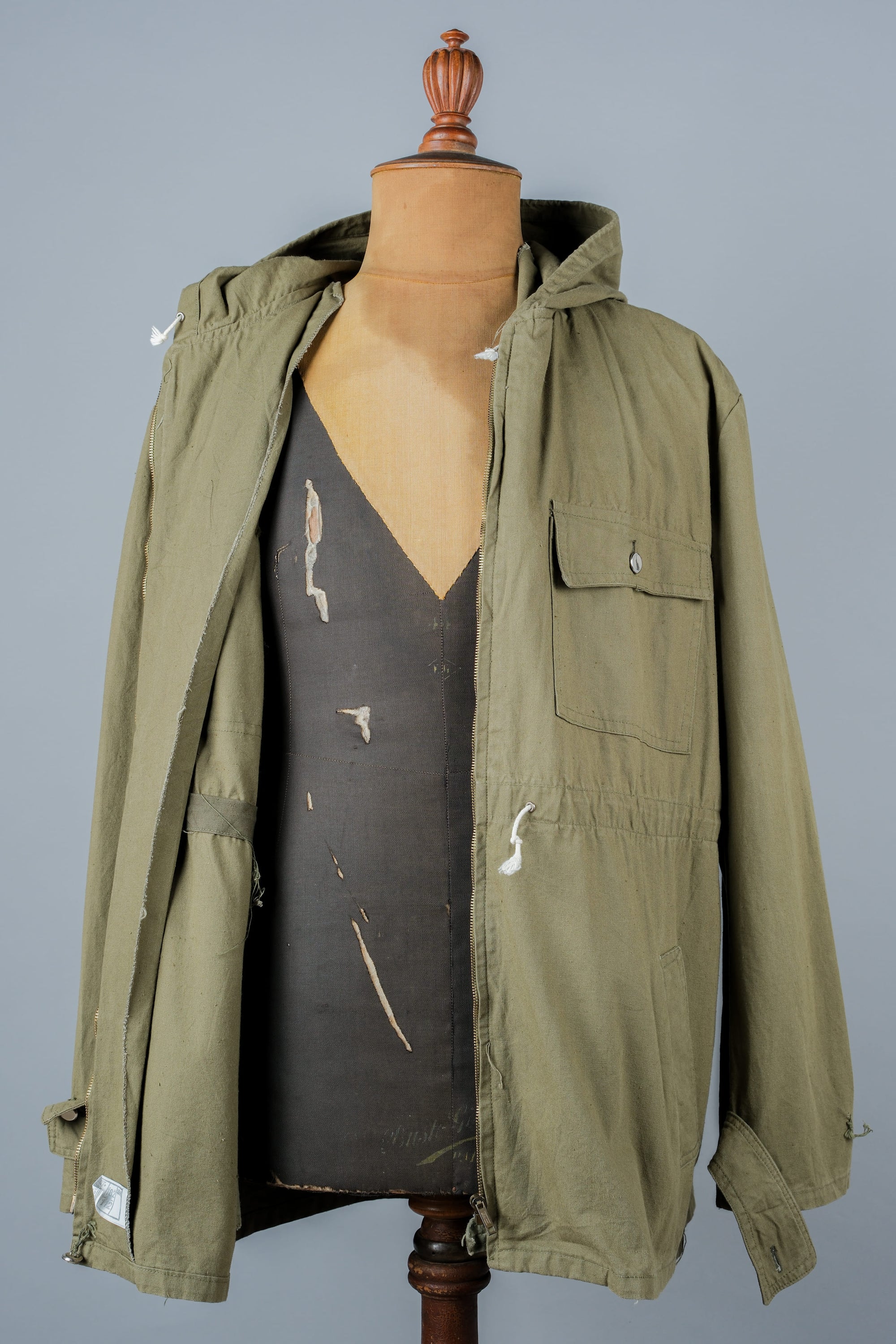 ［~70's］Europe Vintage Zip Up Hooded Jacket