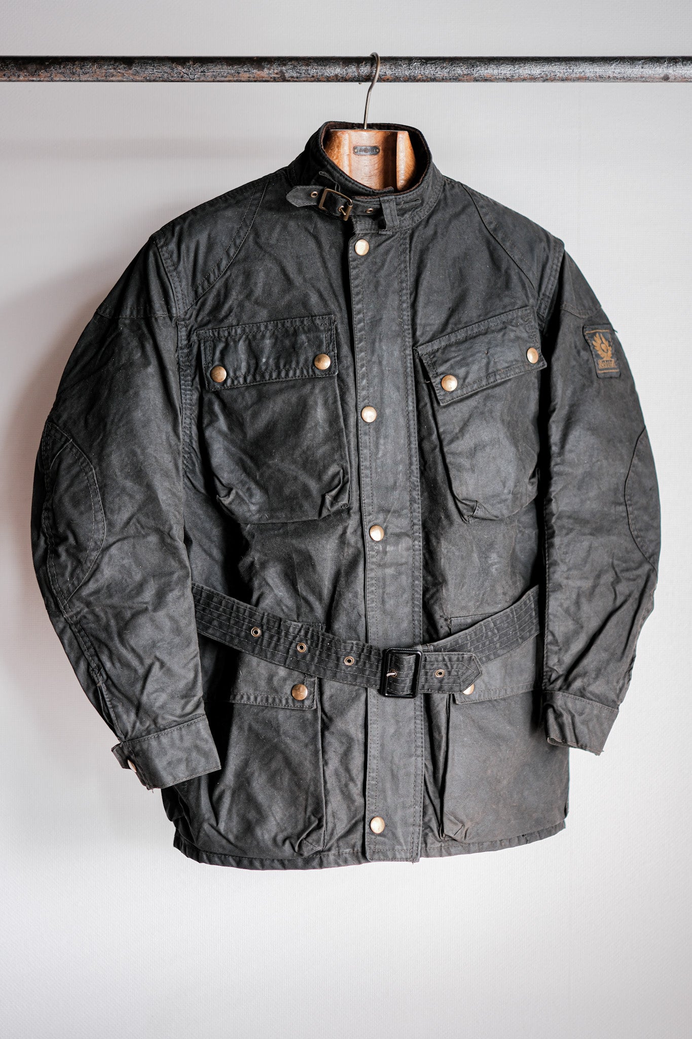 【~60's】Vintage Belstaff Waxed Jacket Size.34 "TRIALMASTER"