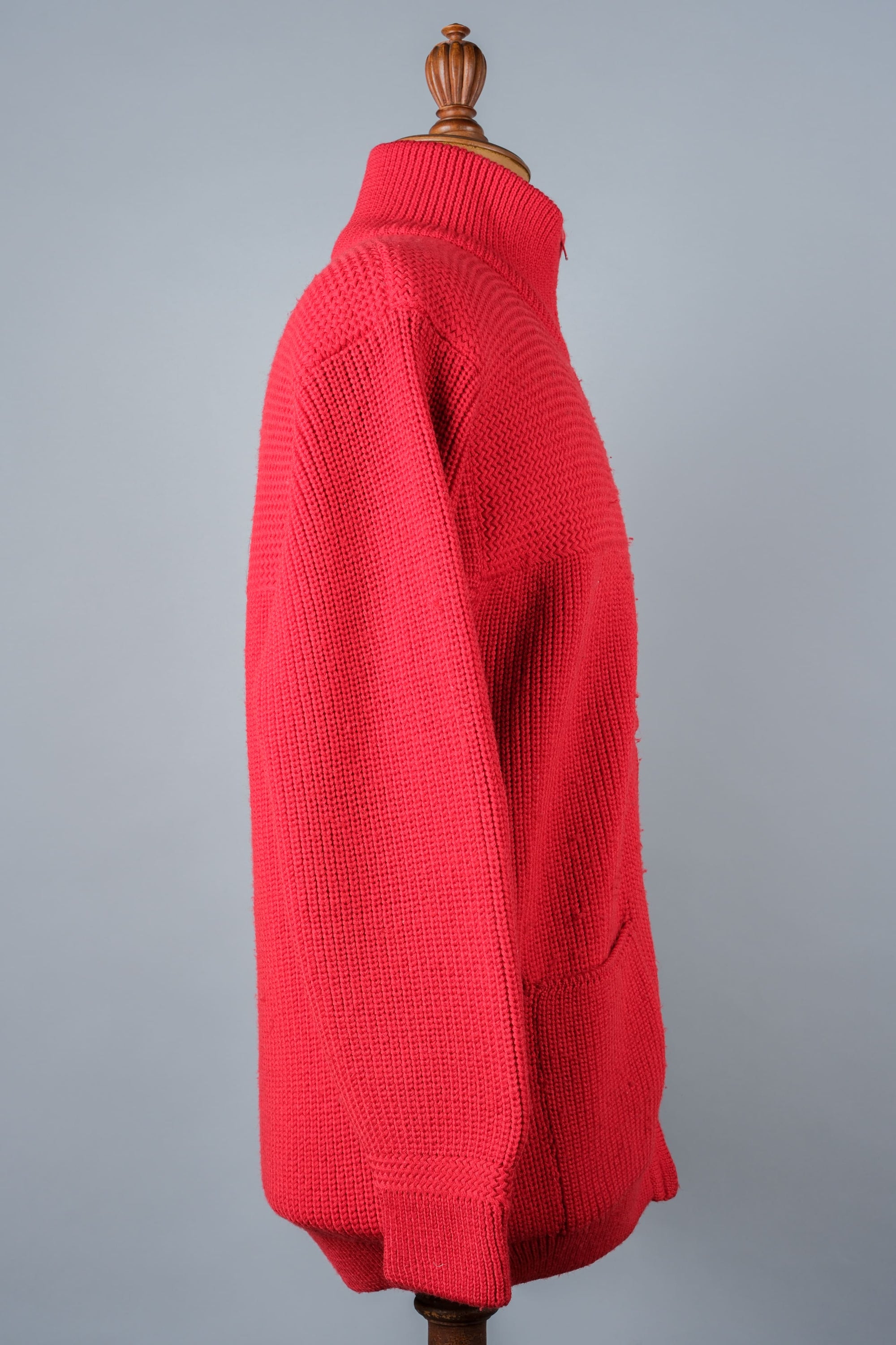 【~80's】Italian Vintage Wool Drivers Knit Size.50
