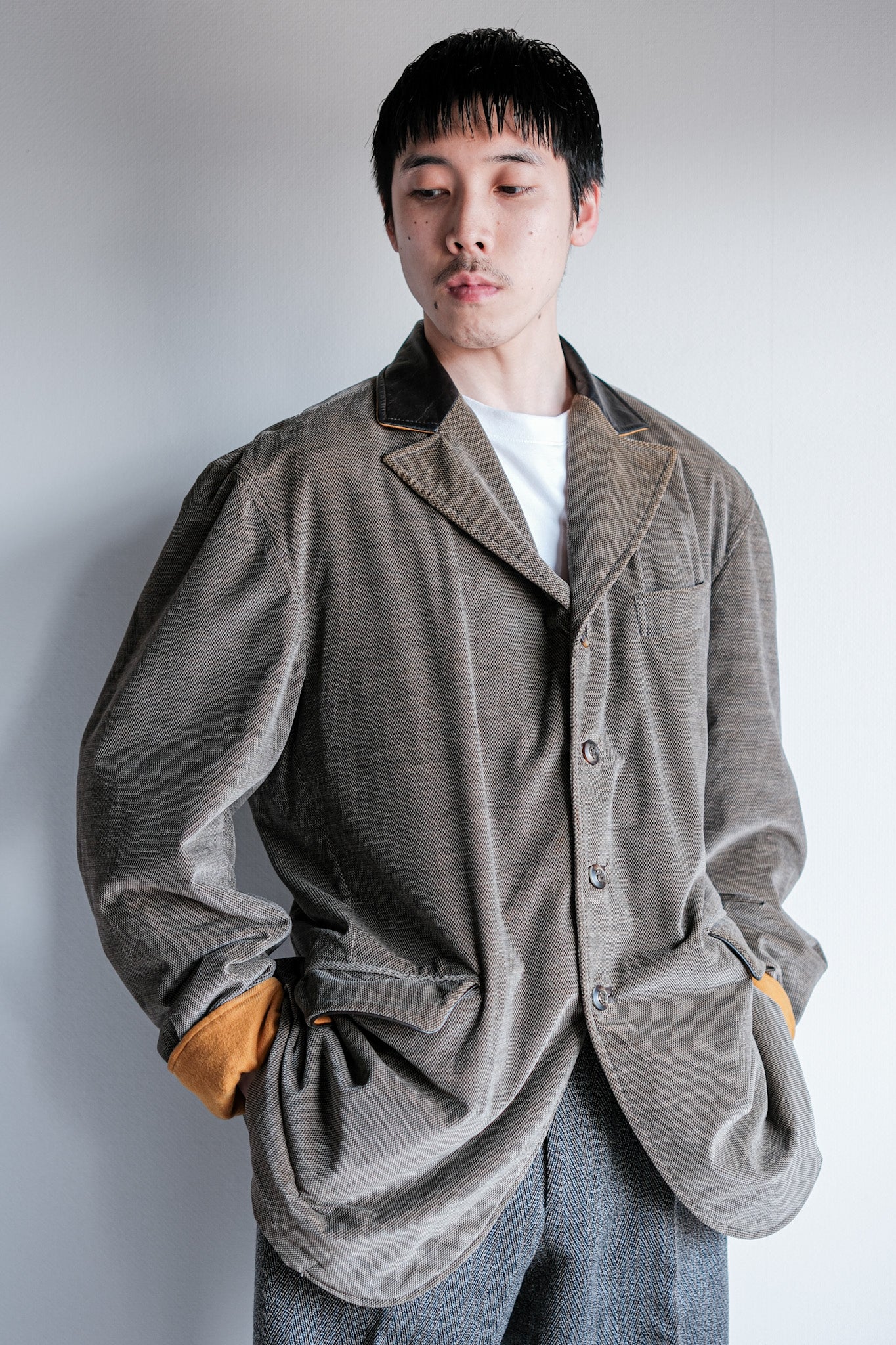 ［~00's］Old ARNYS PARIS Fish Mouth Lapel Jacket Size.52