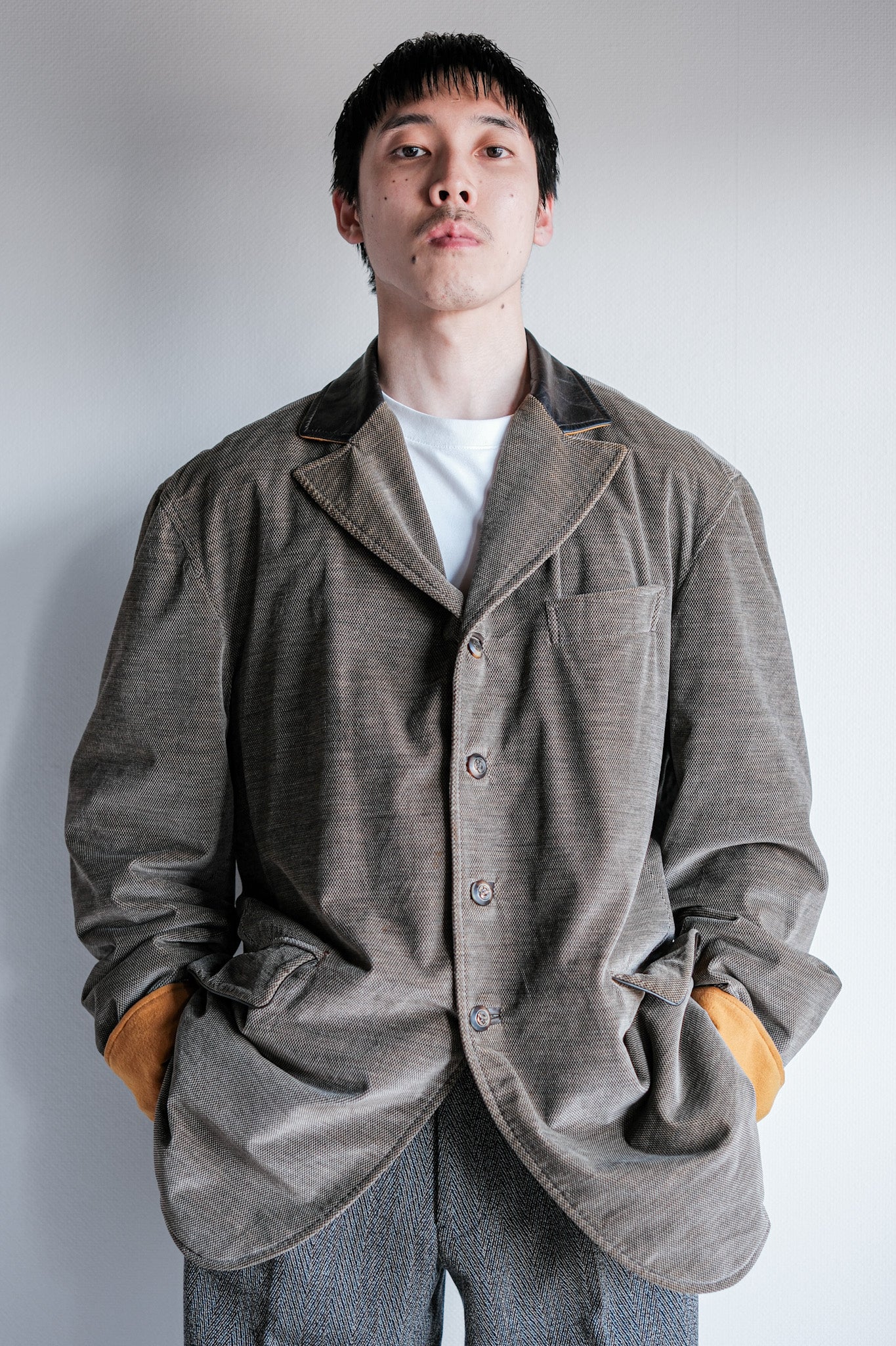 ［~00's］Old ARNYS PARIS Fish Mouth Lapel Jacket Size.52