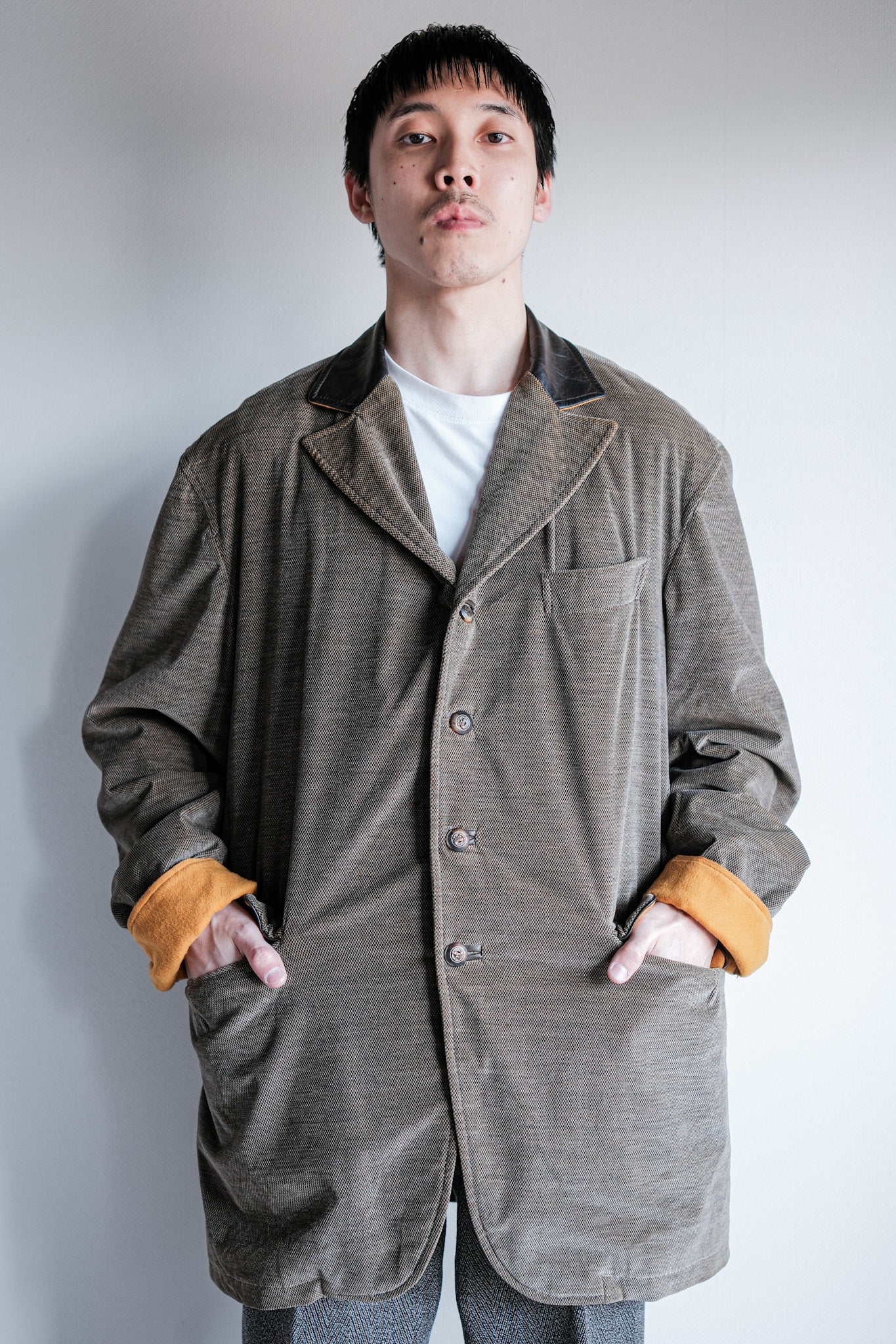［~00's］Old ARNYS PARIS Fish Mouth Lapel Jacket Size.52