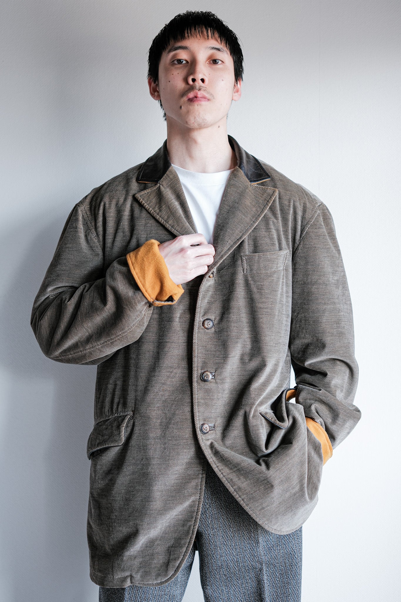 ［~00's］Old ARNYS PARIS Fish Mouth Lapel Jacket Size.52