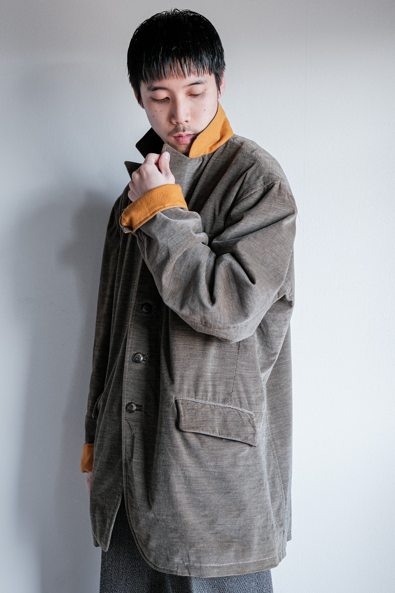 ［~00's］Old ARNYS PARIS Fish Mouth Lapel Jacket Size.52