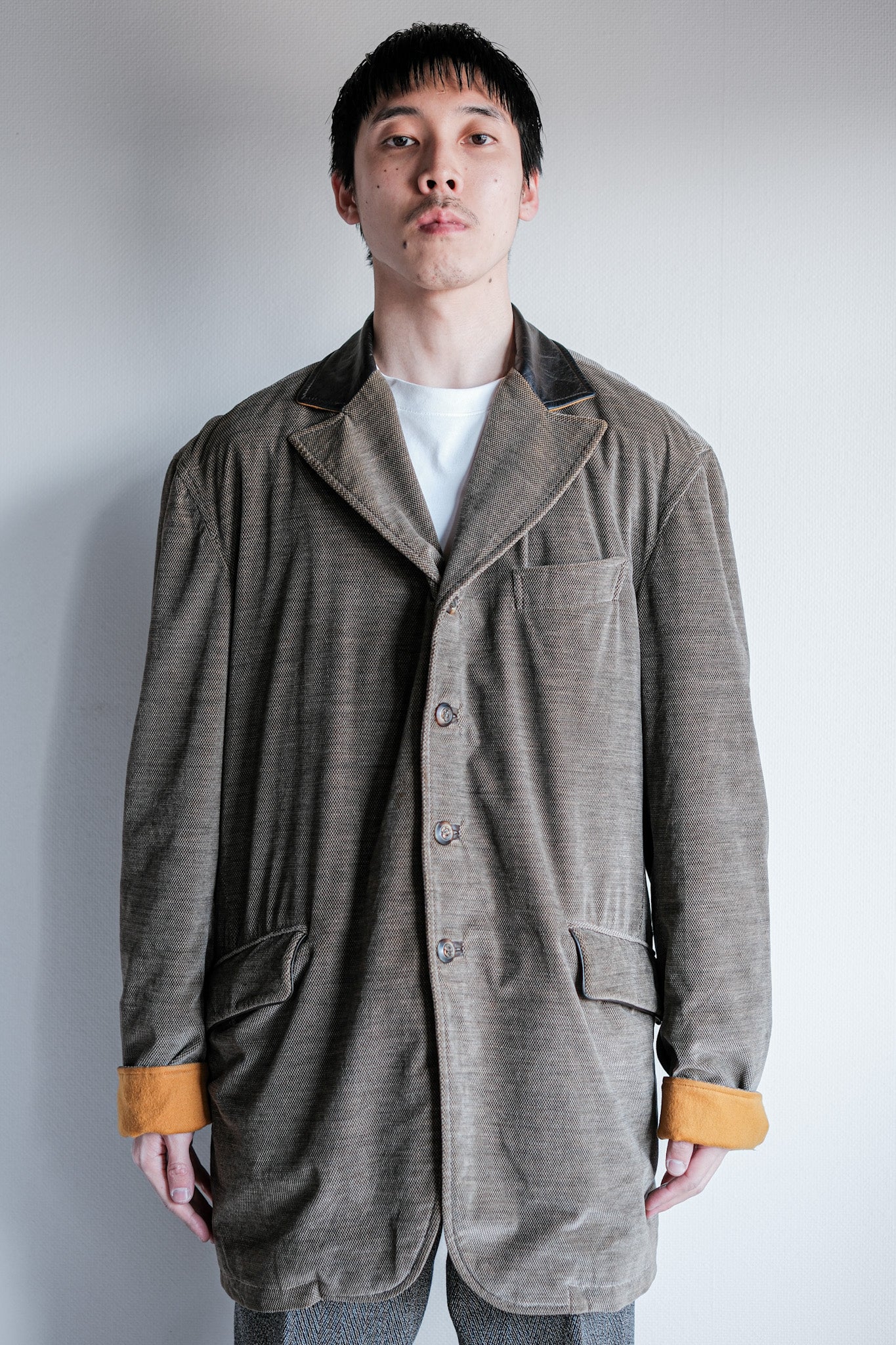 ［~00's］Old ARNYS PARIS Fish Mouth Lapel Jacket Size.52