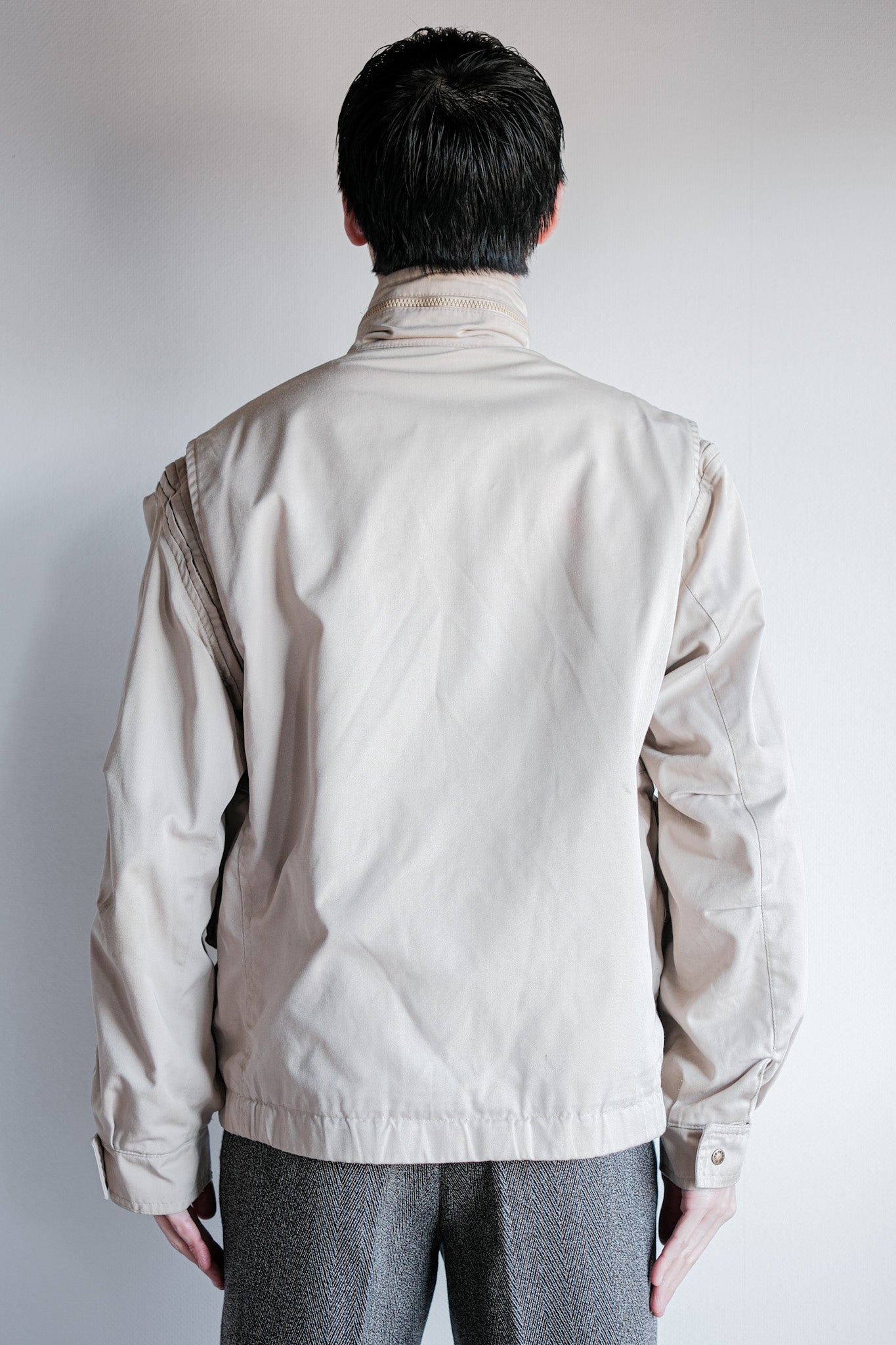 ［~90's］Old Renoma Paris Detachable Sleeve Multi Pocket Jacket