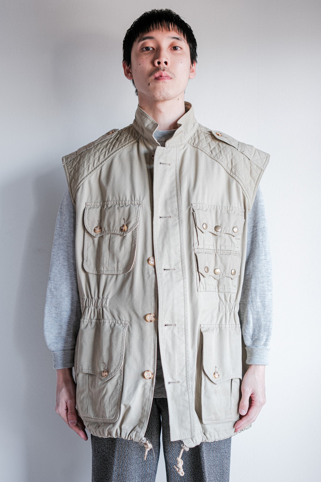 【~90's】Vintage Willis&Geiger Cotton Hunting Vest Size.L