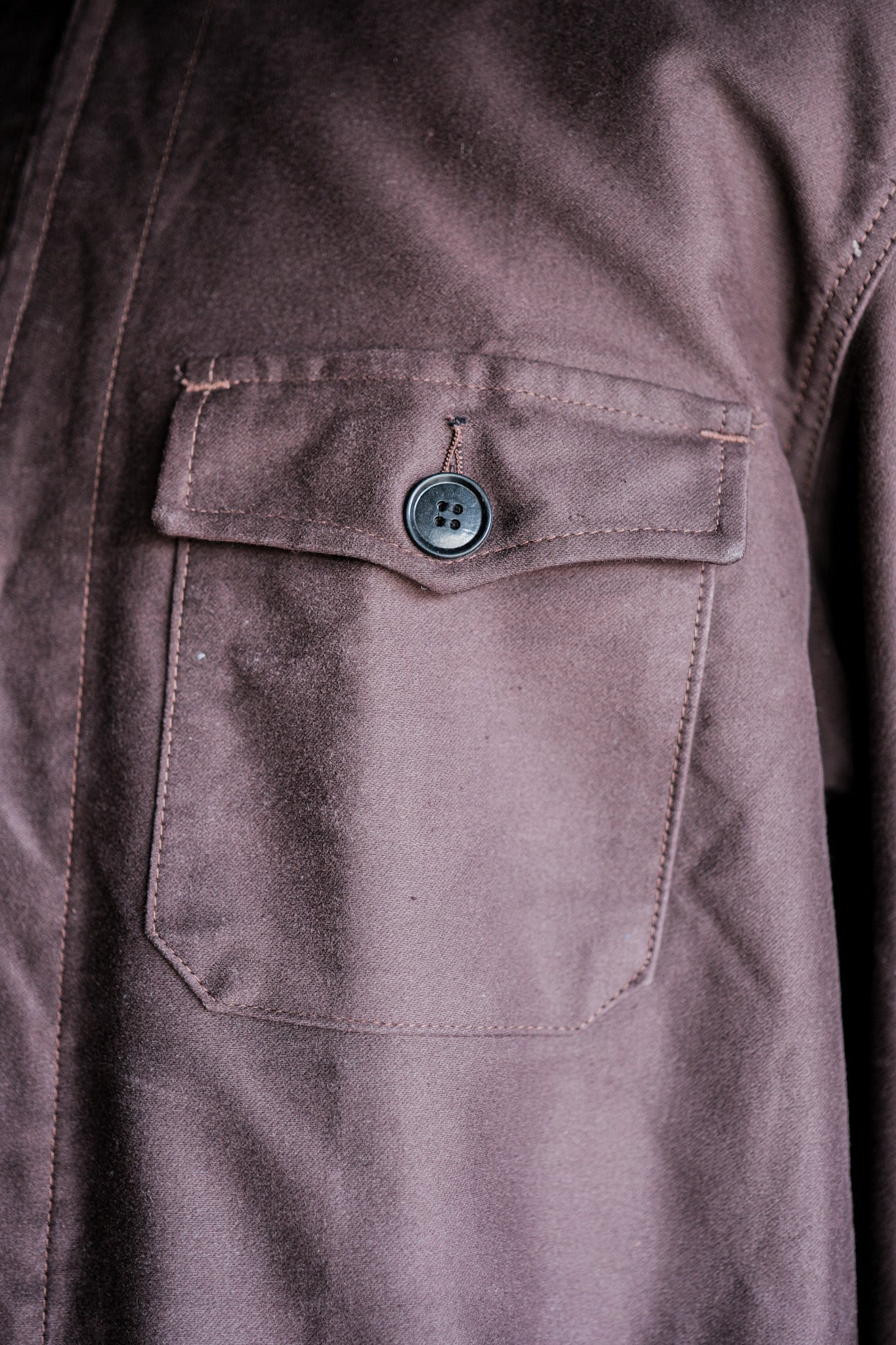 [〜50年代]法國復古棕色痣騎自行車的外套。52“ le beau-fort”