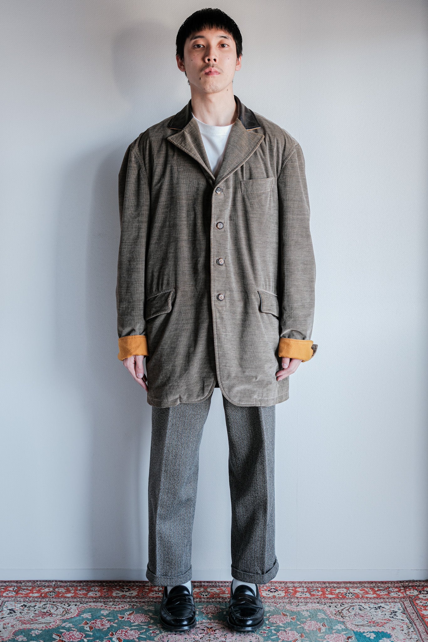 ［~00's］Old ARNYS PARIS Fish Mouth Lapel Jacket Size.52