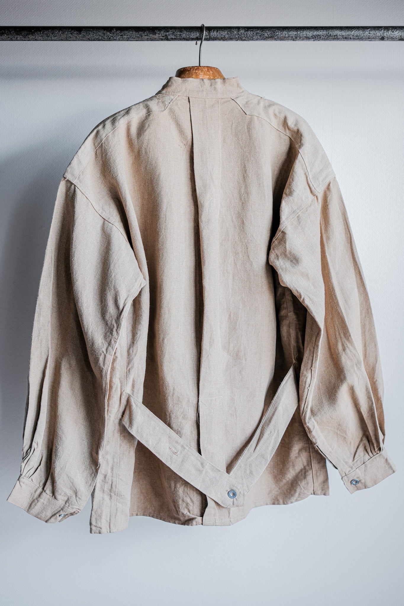 ［~30's］French Army Bourgeron Linen Jacket Size.2 "Full Open Type"
