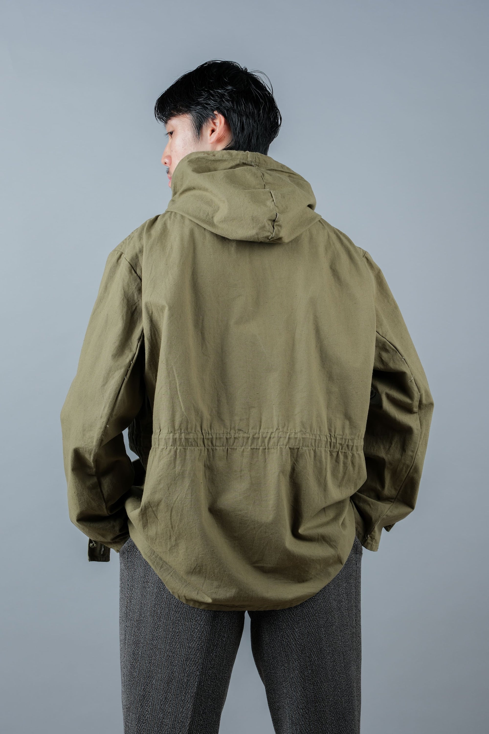 ［~70's］Europe Vintage Zip Up Hooded Jacket