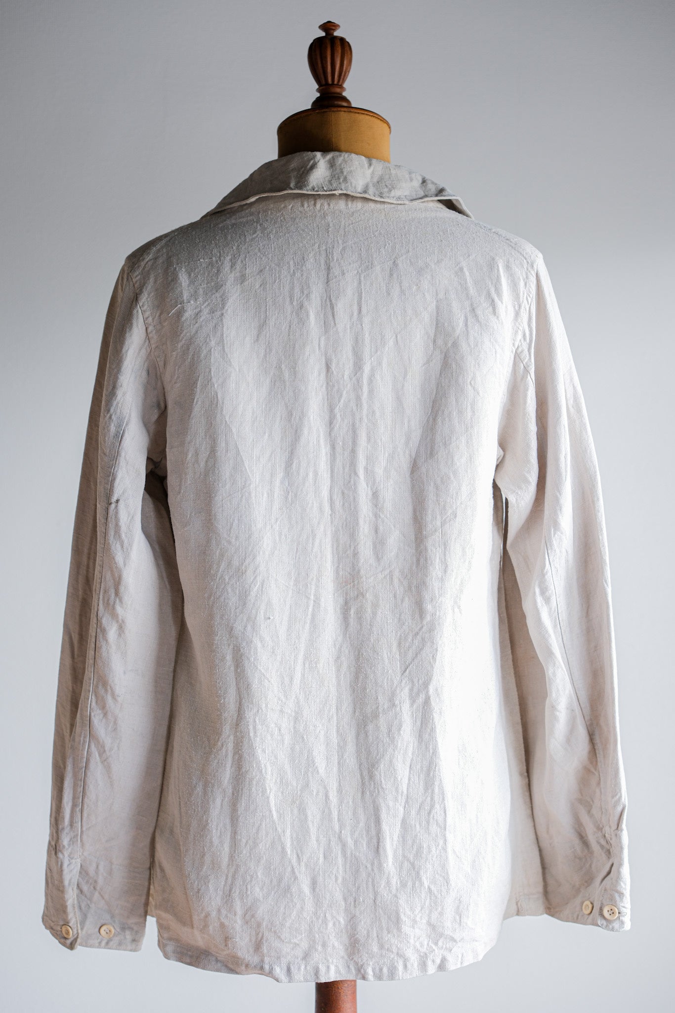 ［~30's］French Navy Linen Sailor Work Smock Size.B4 "Marine Nationale"