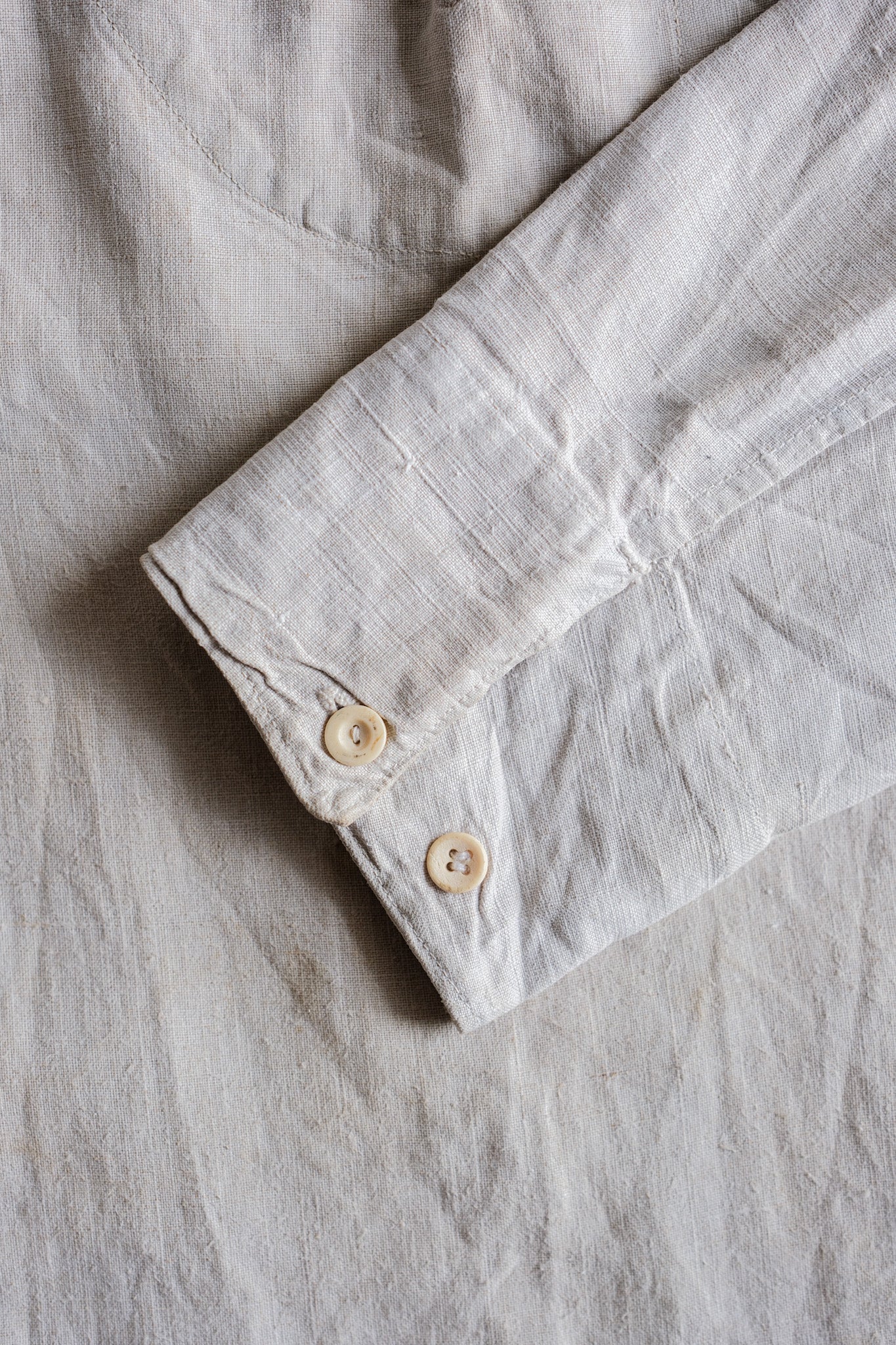 ［~30's］French Navy Linen Sailor Work Smock Size.B4 "Marine Nationale"