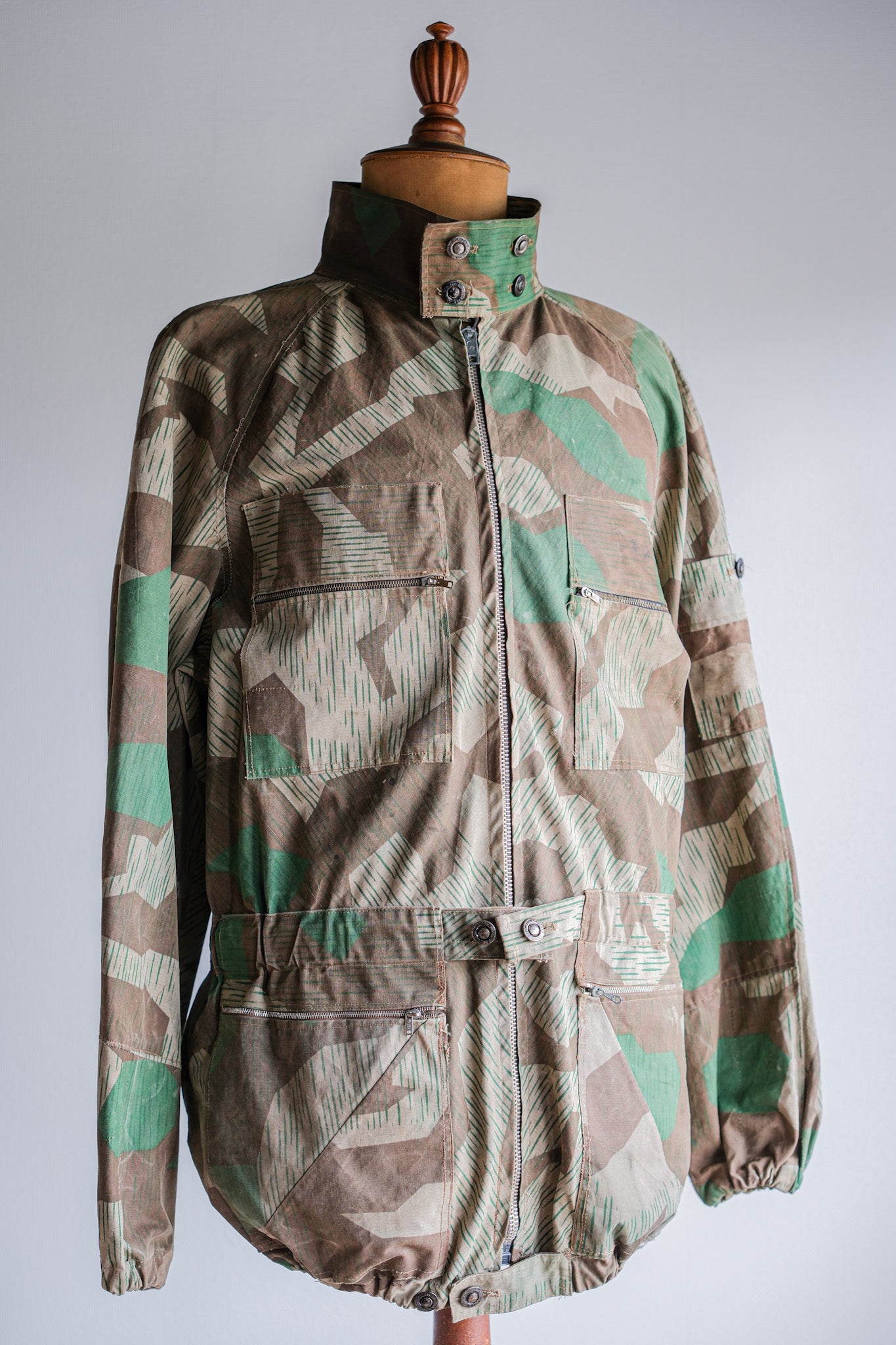 [~ 60's] German Vintage Splinter Camouflage Paratrooper Style Jacket