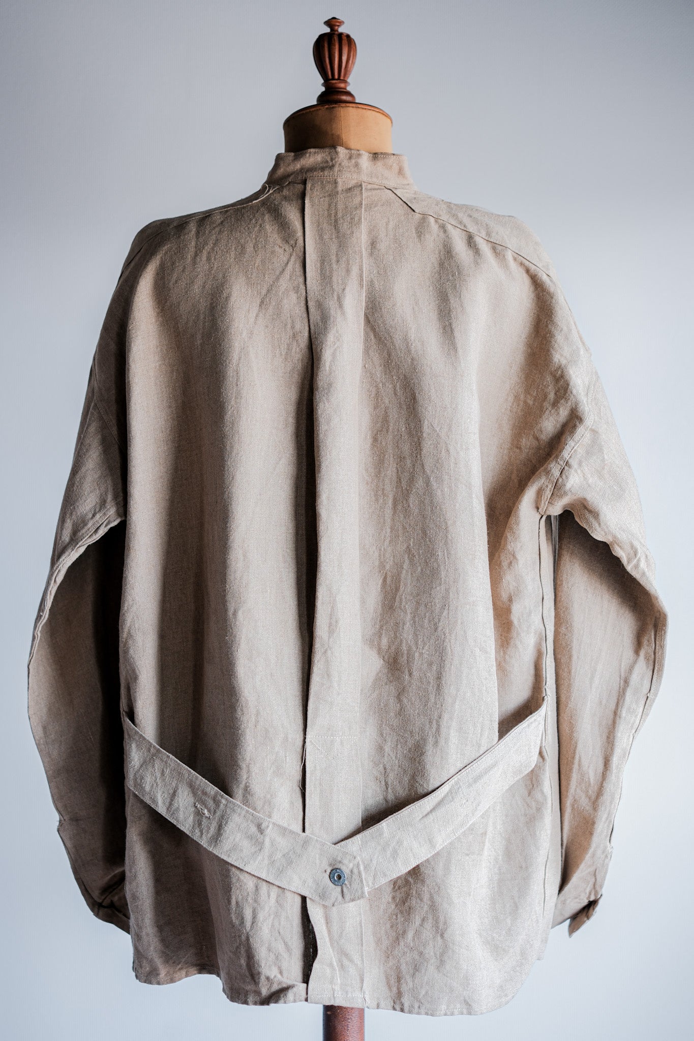 ［~30's］French Army Bourgeron Linen Jacket Size.2 "Full Open Type"
