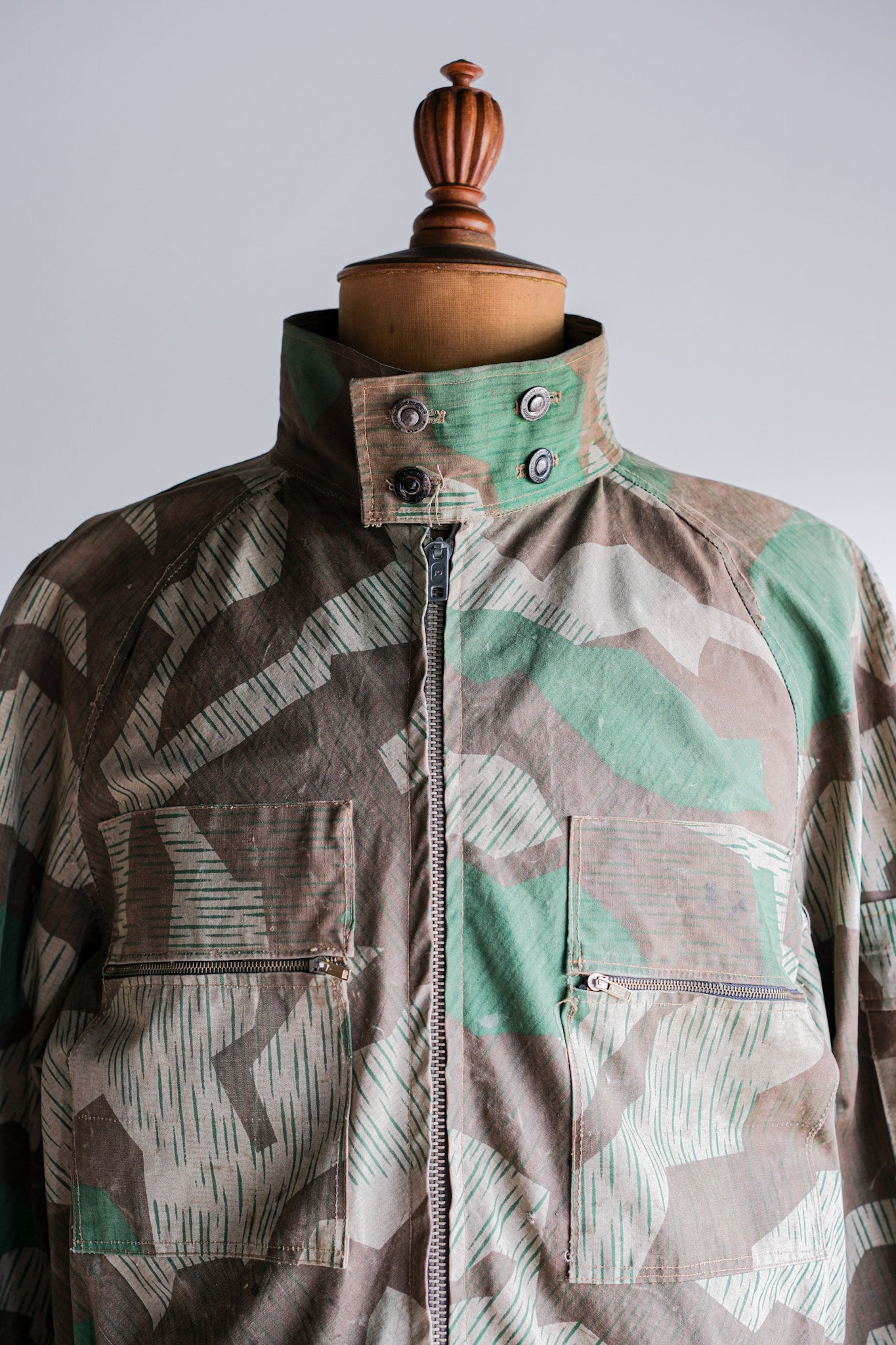 [~ 60's] German Vintage Splinter Camouflage Paratrooper Style Jacket