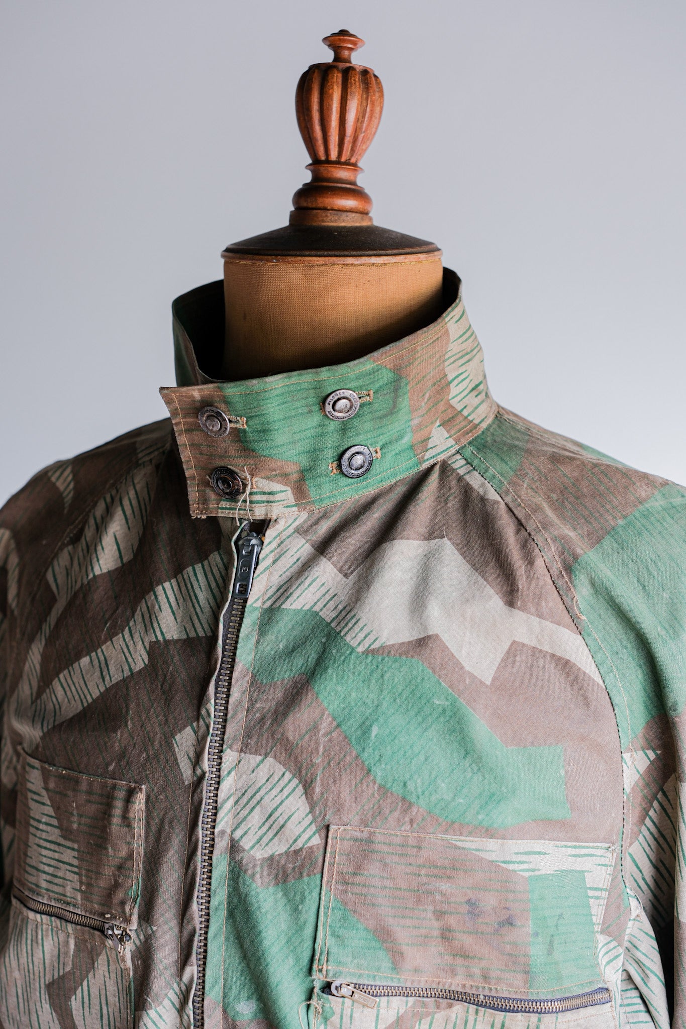 [~ 60's] German Vintage Splinter Camouflage Paratrooper Style Jacket