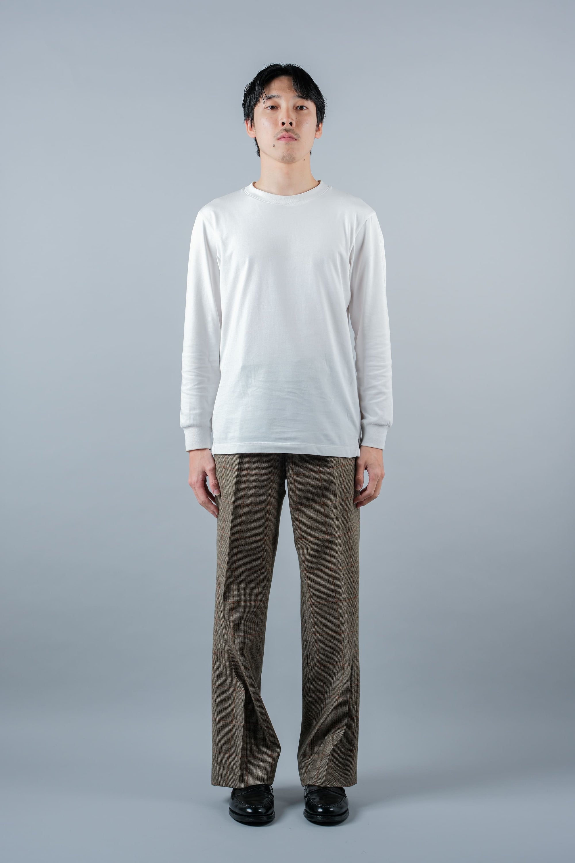 ［~70's］British Vintage Wool Plaid Trousers
