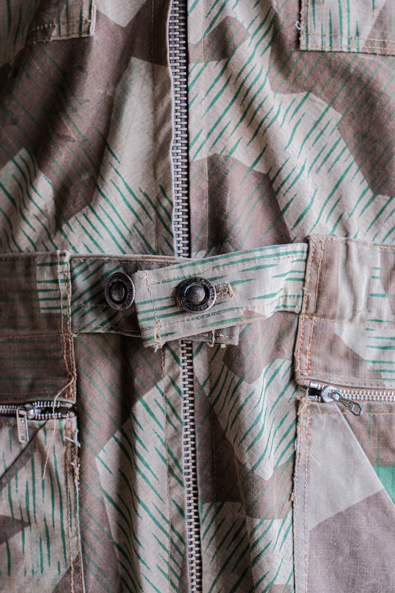 ［~60's］German Vintage Splinter Camouflage Paratrooper Style Jacket