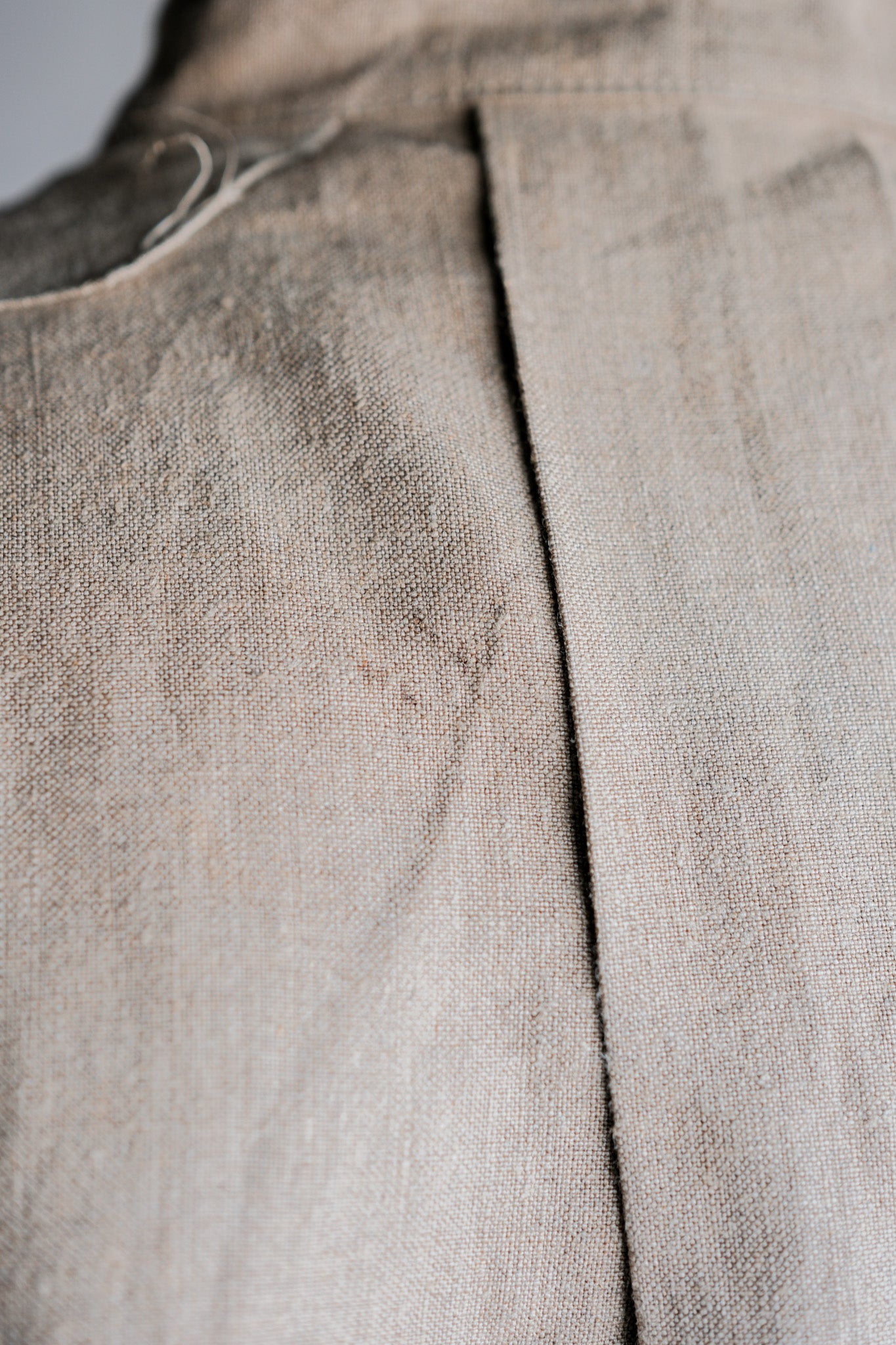 ［~30's］French Army Bourgeron Linen Jacket Size.2 "Full Open Type"