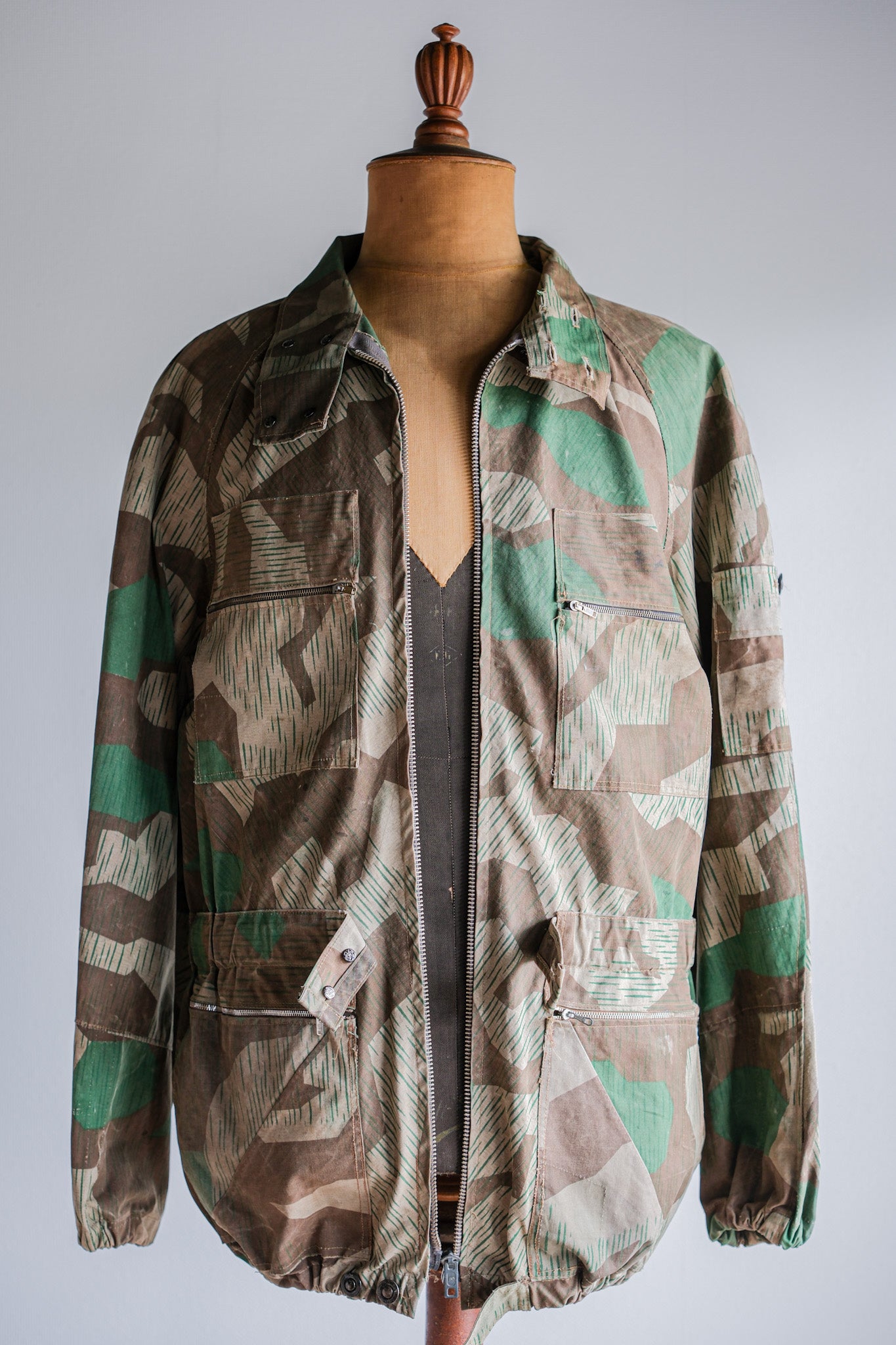 [~ 60's] German Vintage Splinter Camouflage Paratrooper Style Jacket