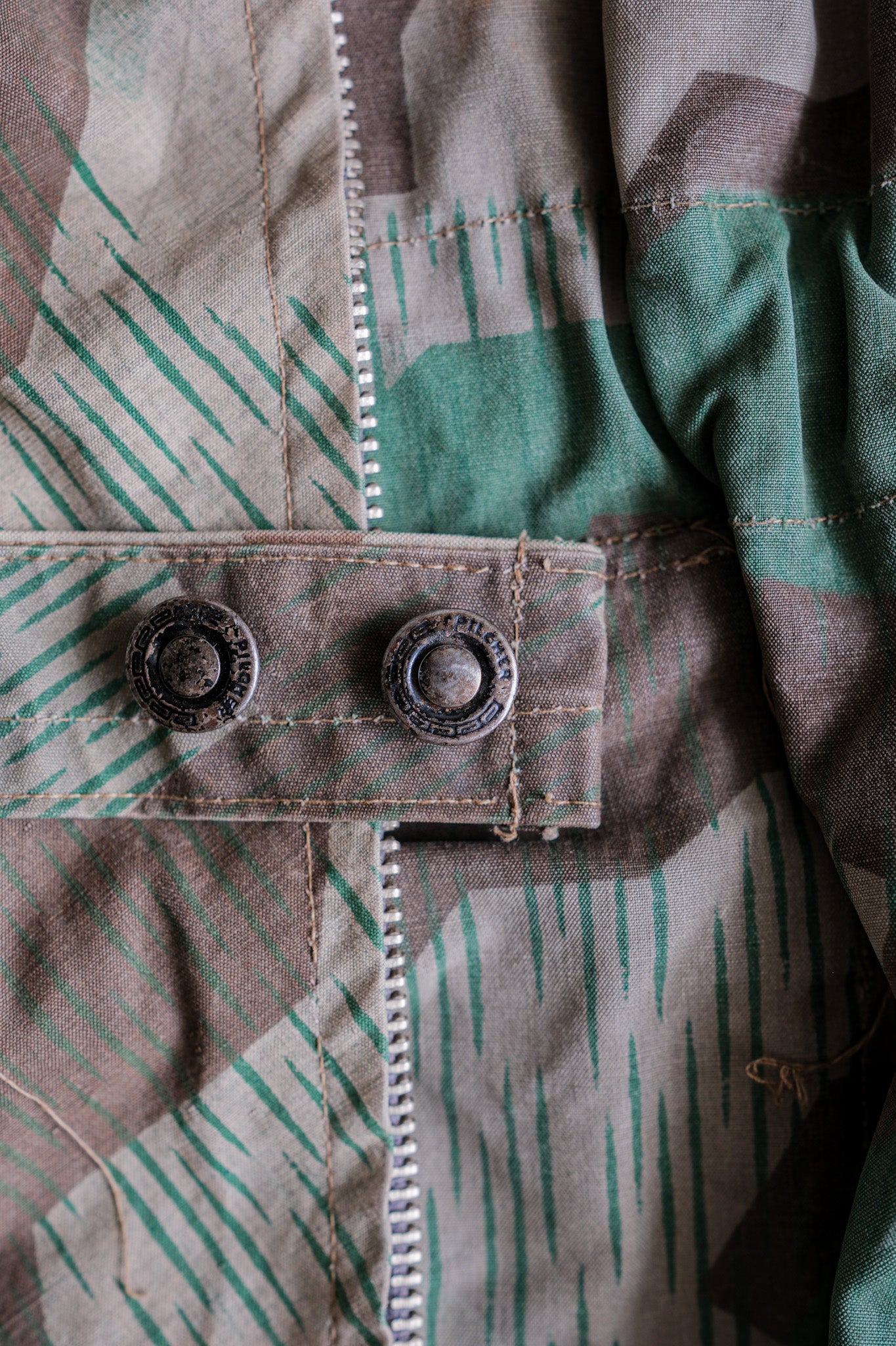 【~60's】German Vintage Splinter Camouflage Paratrooper Style Jacket