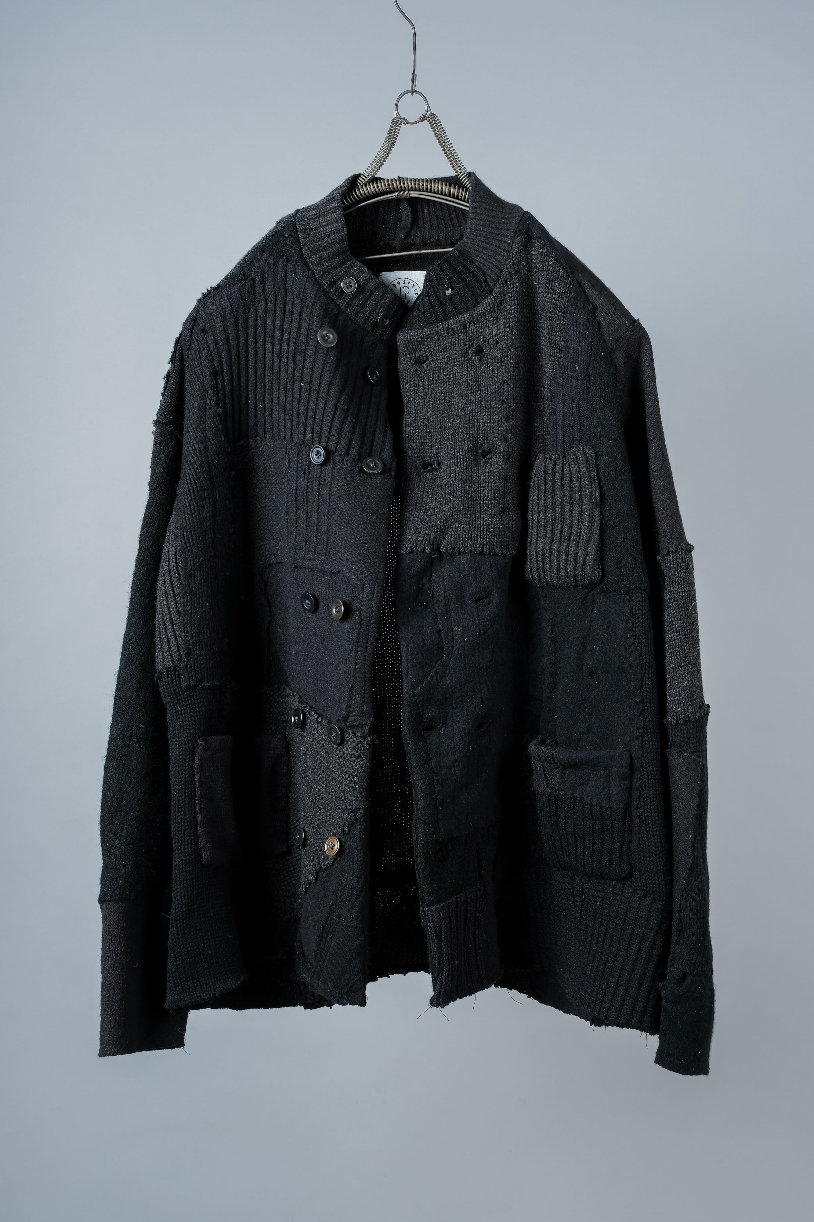 【PROPOSITION】German & French Wool Fabric Double Breasted Knit Jacket