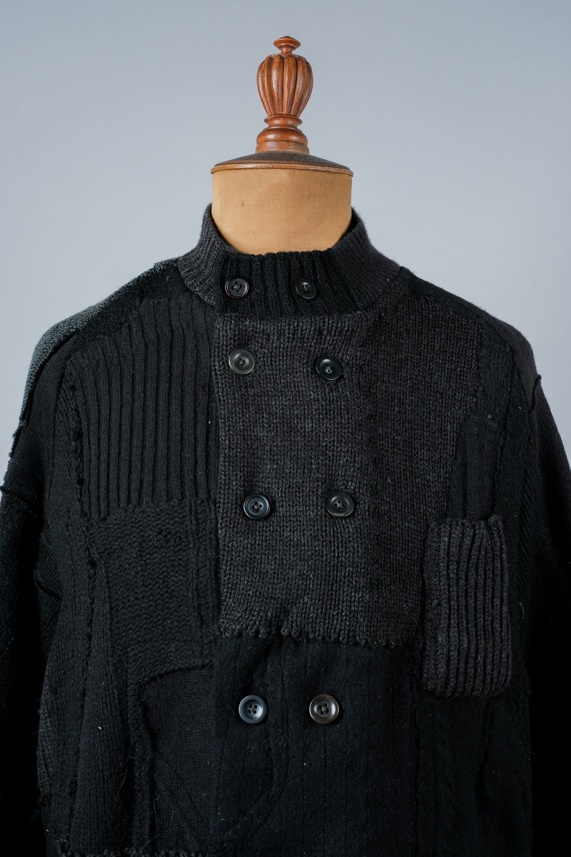 ［PROPOSITION］German & French Wool Fabric Double Breasted Knit Jacket