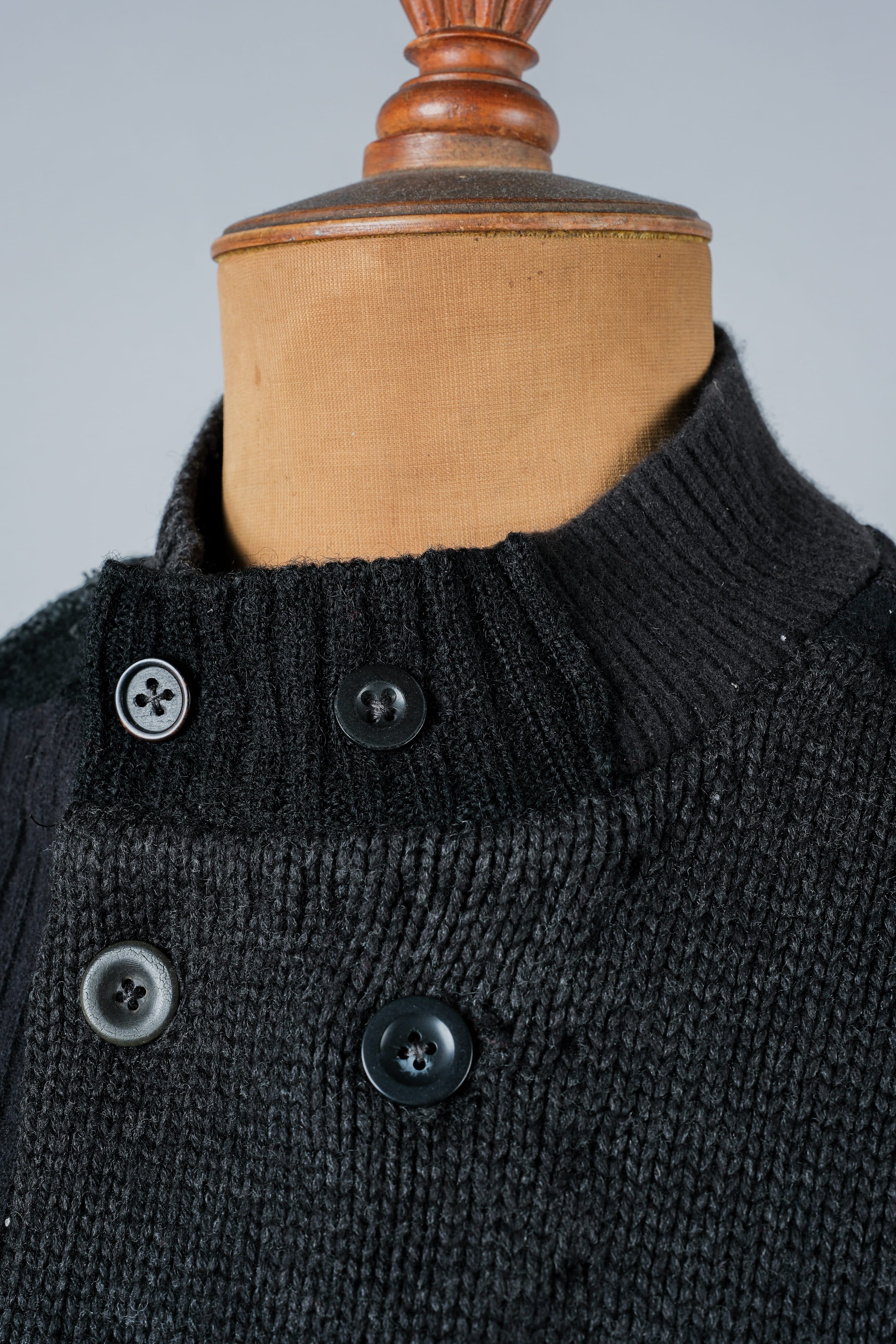 【PROPOSITION】German & French Wool Fabric Double Breasted Knit Jacket