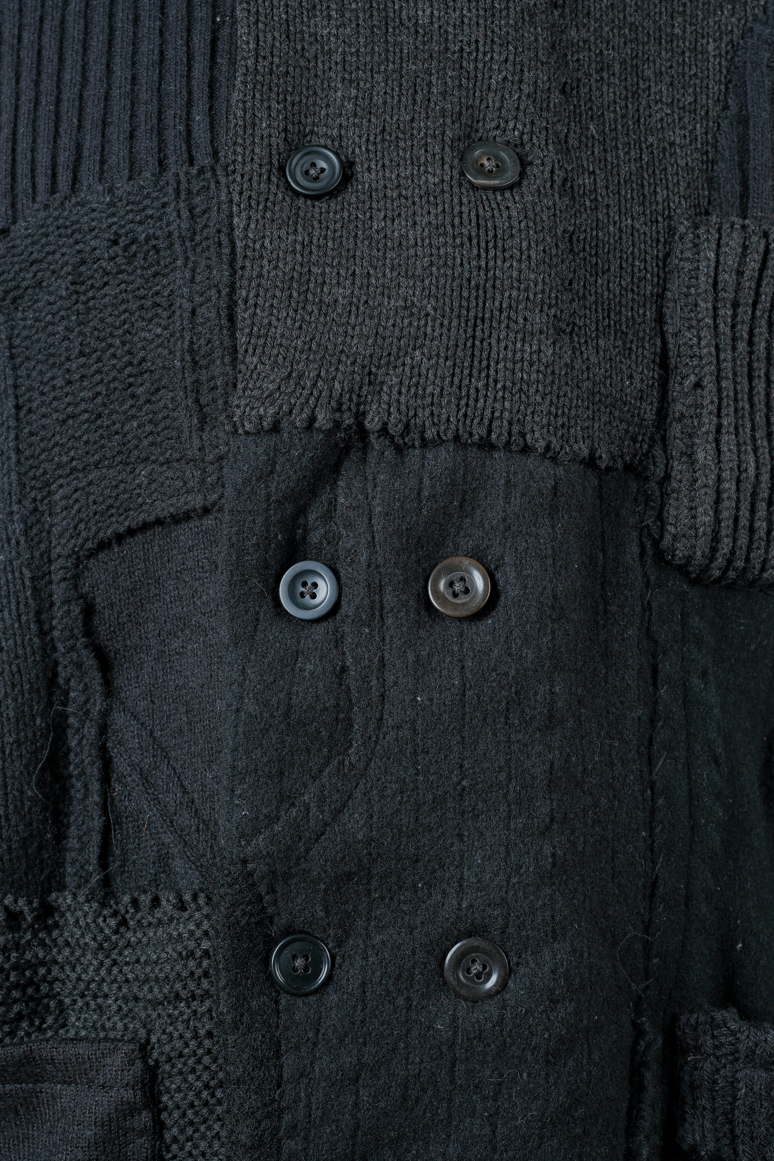 【PROPOSITION】German & French Wool Fabric Double Breasted Knit Jacket