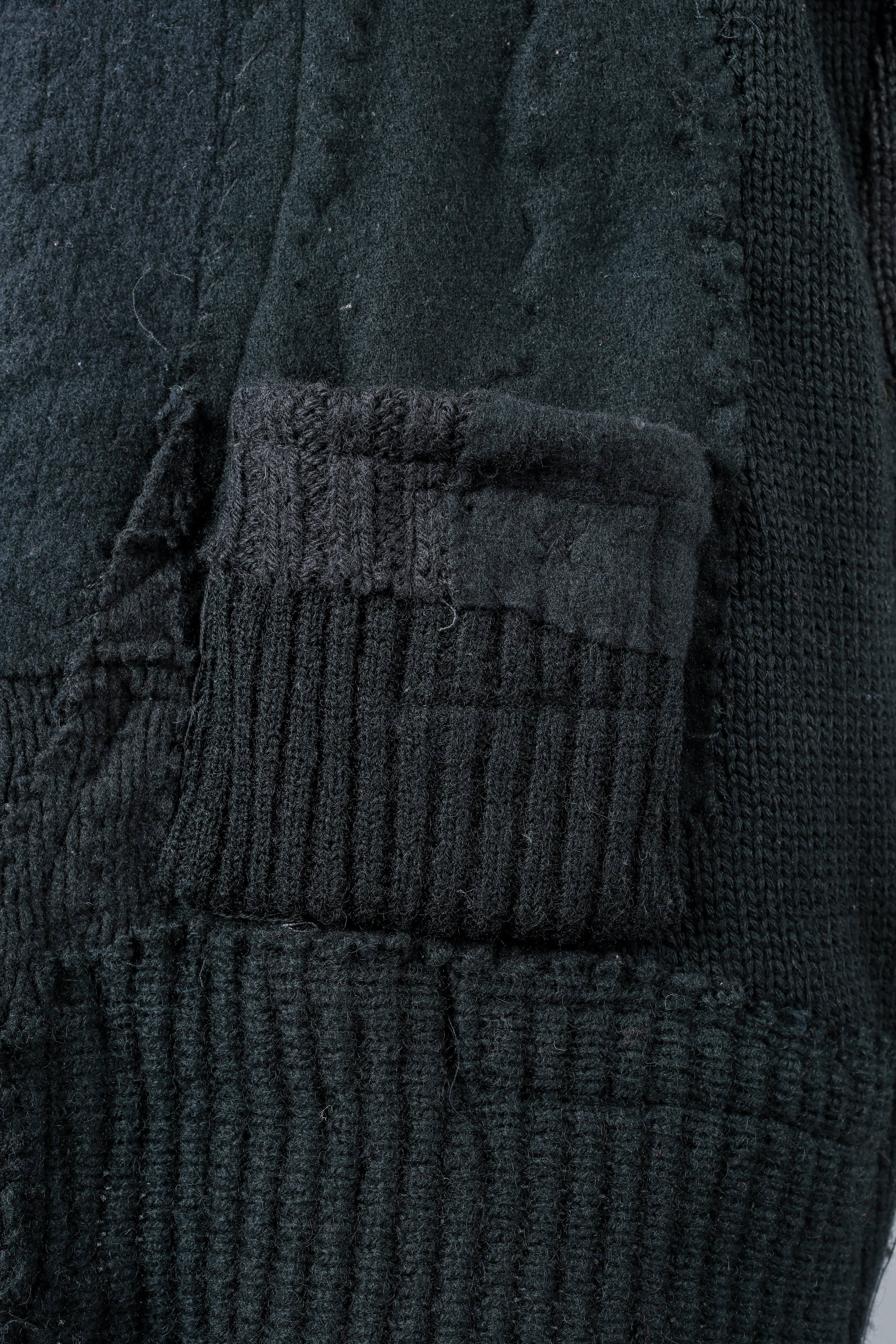 【PROPOSITION】German & French Wool Fabric Double Breasted Knit Jacket