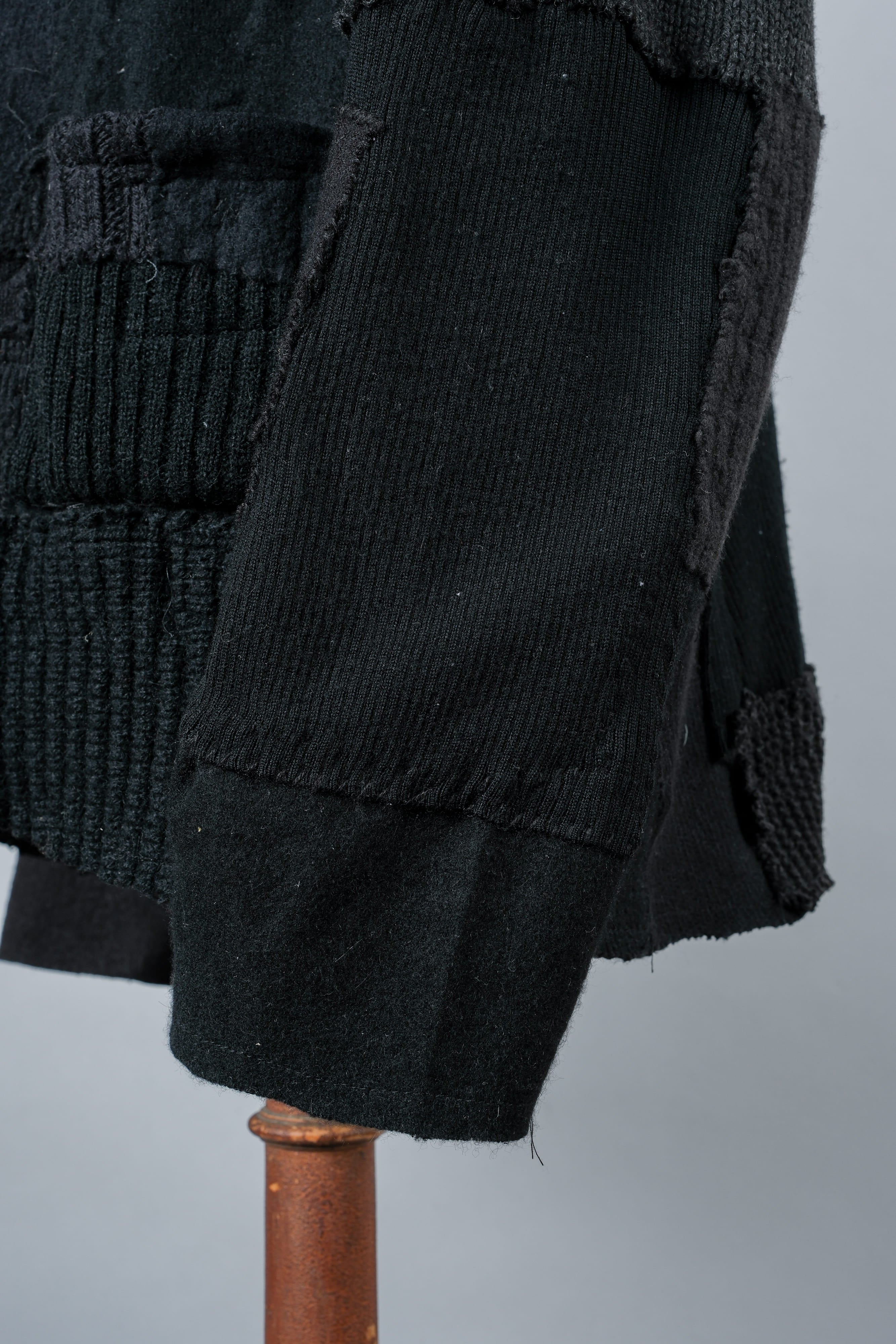 【PROPOSITION】German & French Wool Fabric Double Breasted Knit Jacket