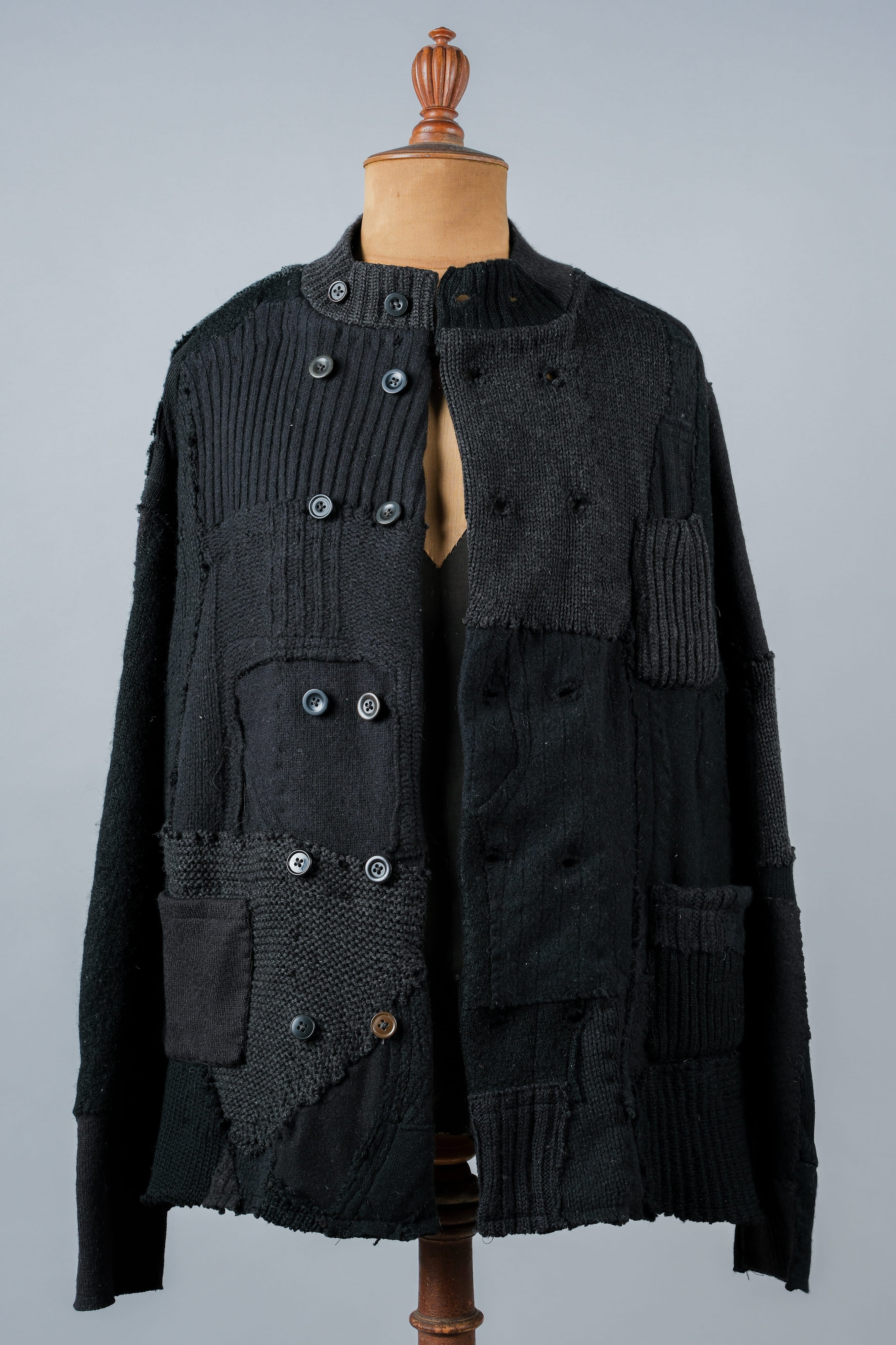 【PROPOSITION】German & French Wool Fabric Double Breasted Knit Jacket