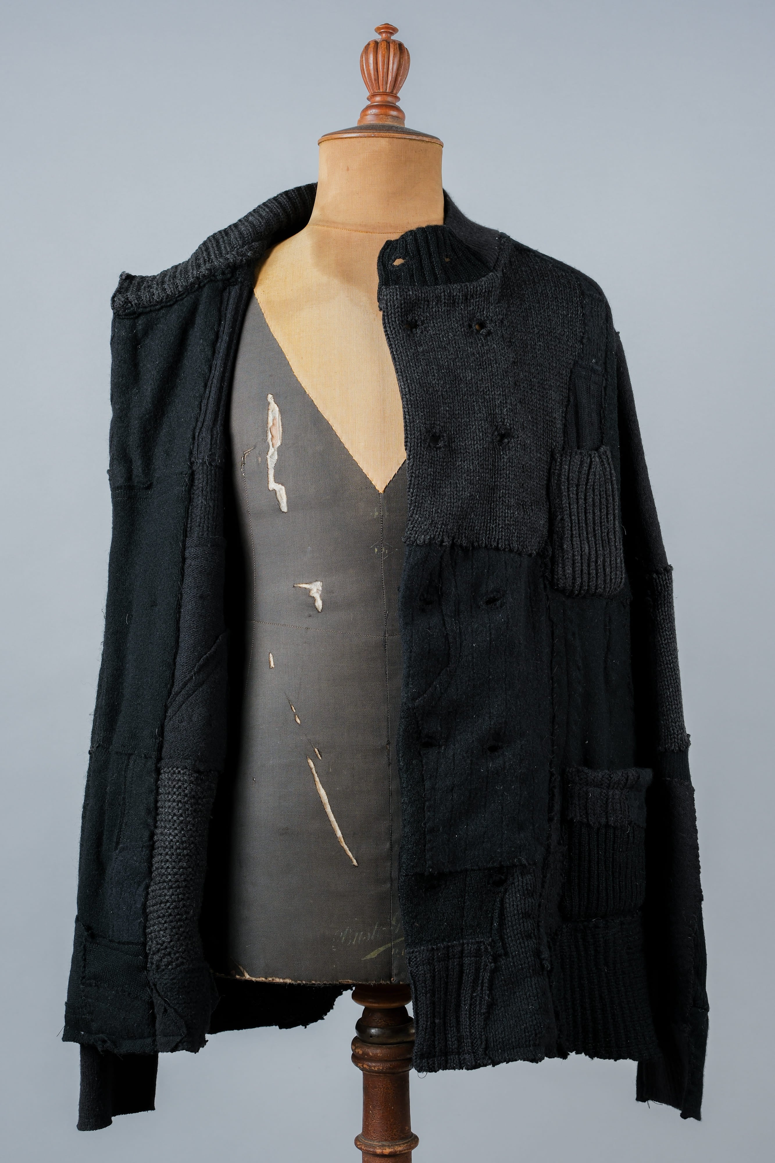 【PROPOSITION】German & French Wool Fabric Double Breasted Knit Jacket