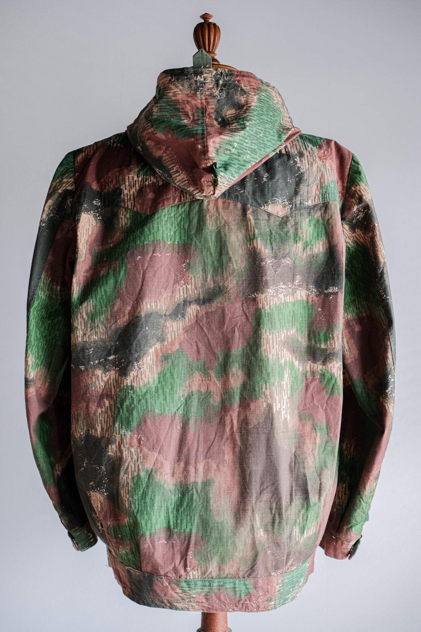 [~ 60's] Czechoslovakian Army Sumpfmster Pattern Camouflage Jacket with Hood "Localmade"