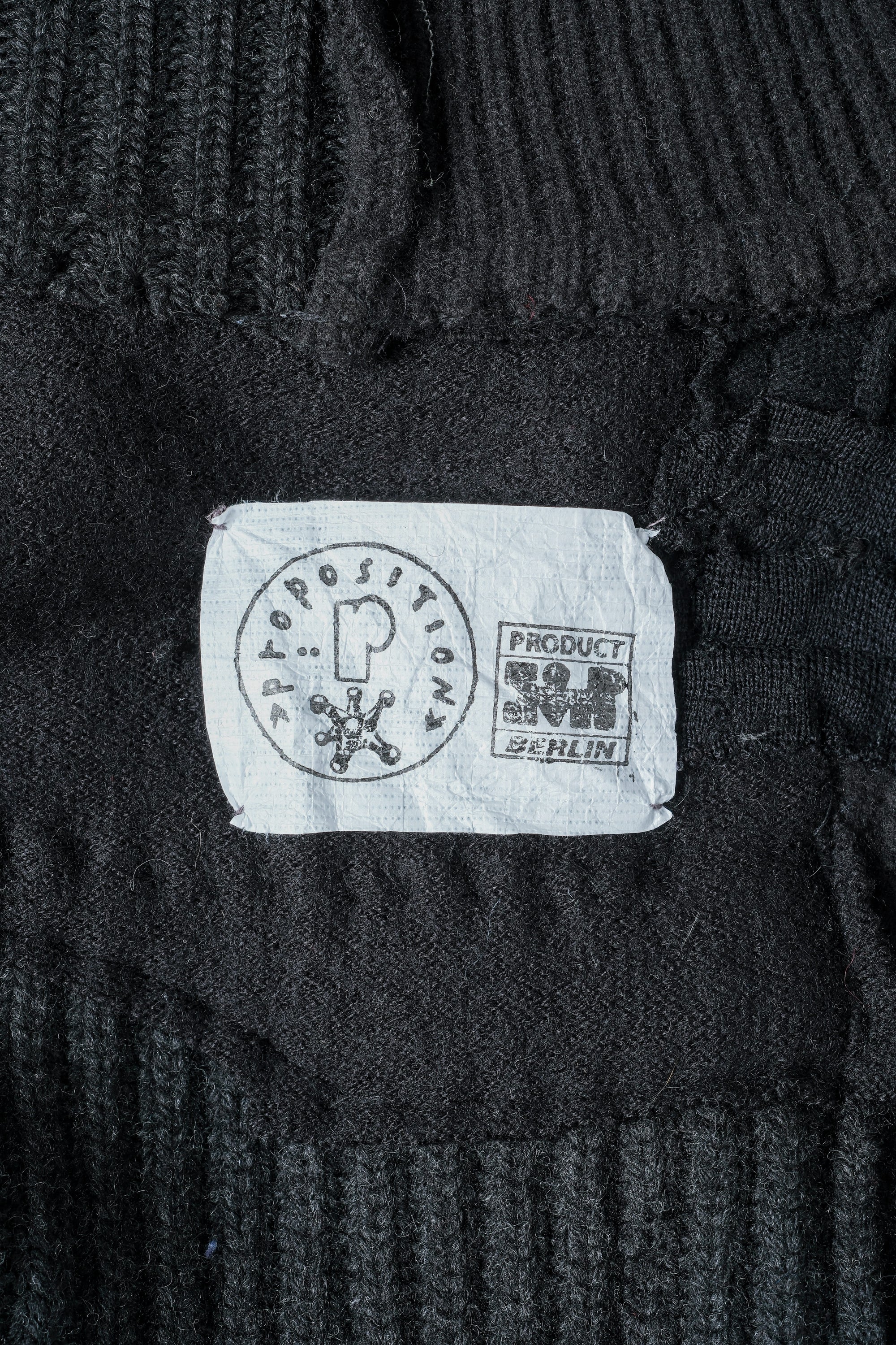 ［PROPOSITION］German & French Wool Fabric Double Breasted Knit Jacket