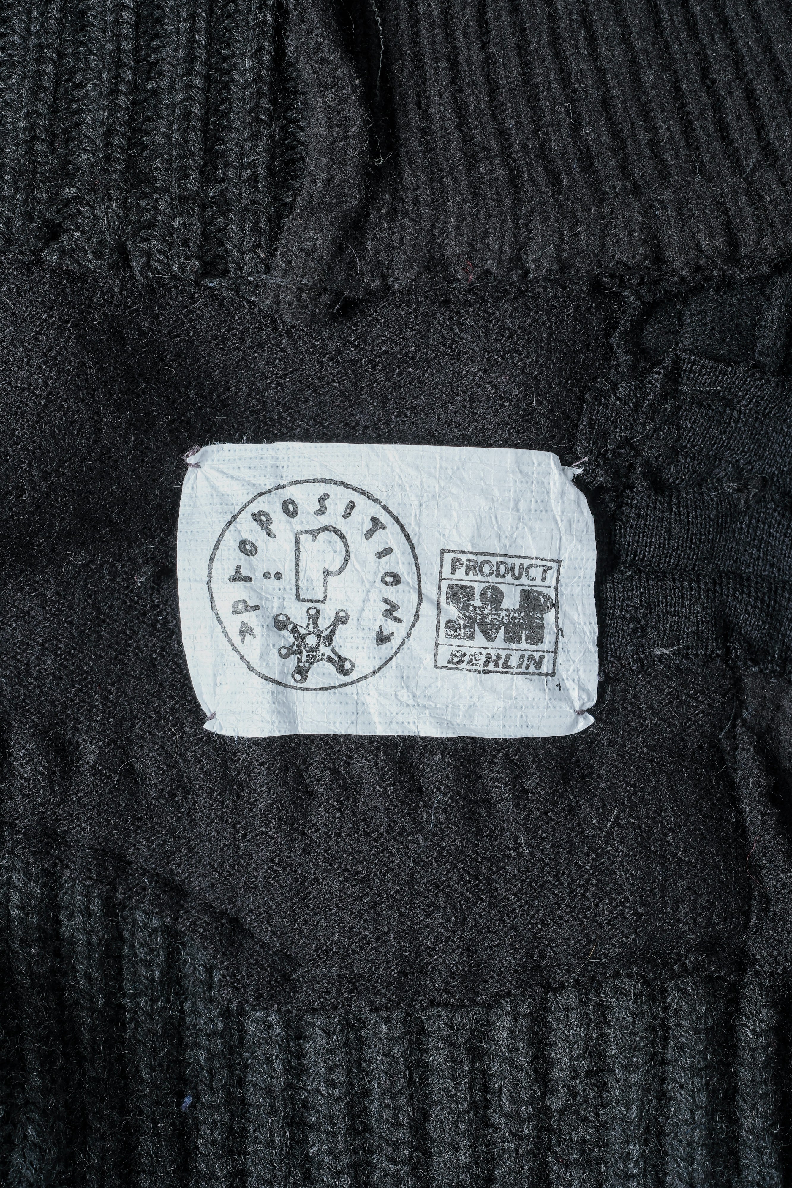 【PROPOSITION】German & French Wool Fabric Double Breasted Knit Jacket