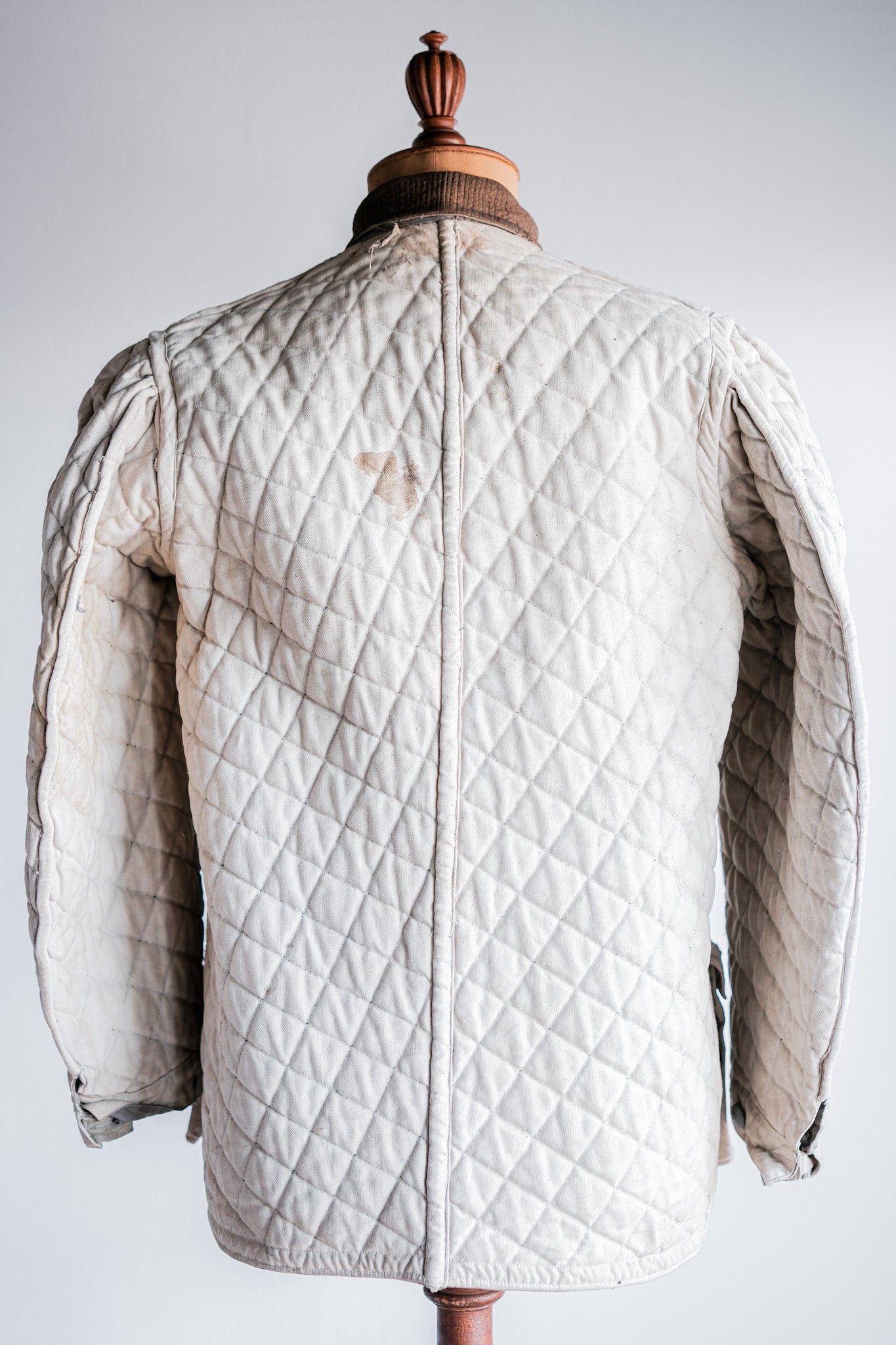 ［~40's］WWⅡ German Army Gray-White Reversible Quilted Winter Parka "Modified" "Wehrmacht"