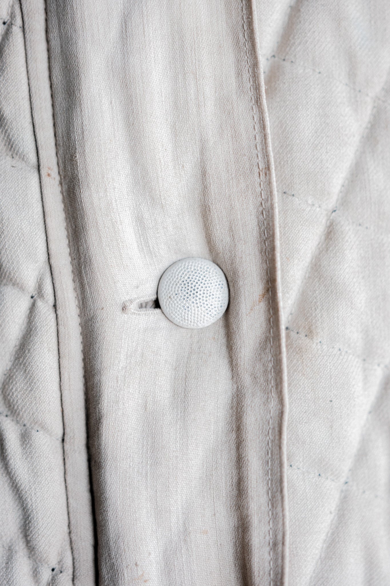 ［~40's］WWⅡ German Army Gray-White Reversible Quilted Winter Parka "Modified" "Wehrmacht"