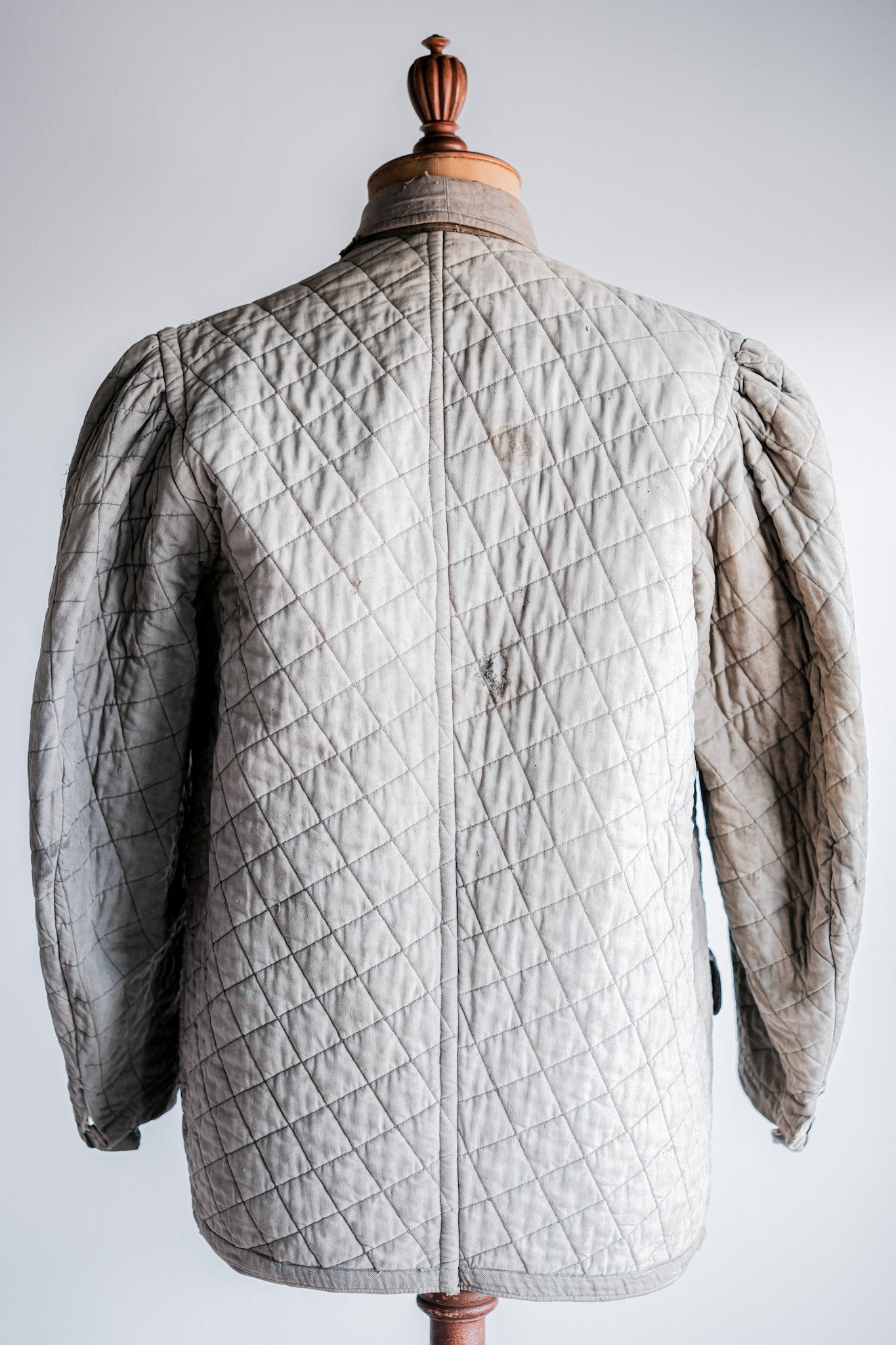 ［~40's］WWⅡ German Army Gray-White Reversible Quilted Winter Parka "Modified" "Wehrmacht"
