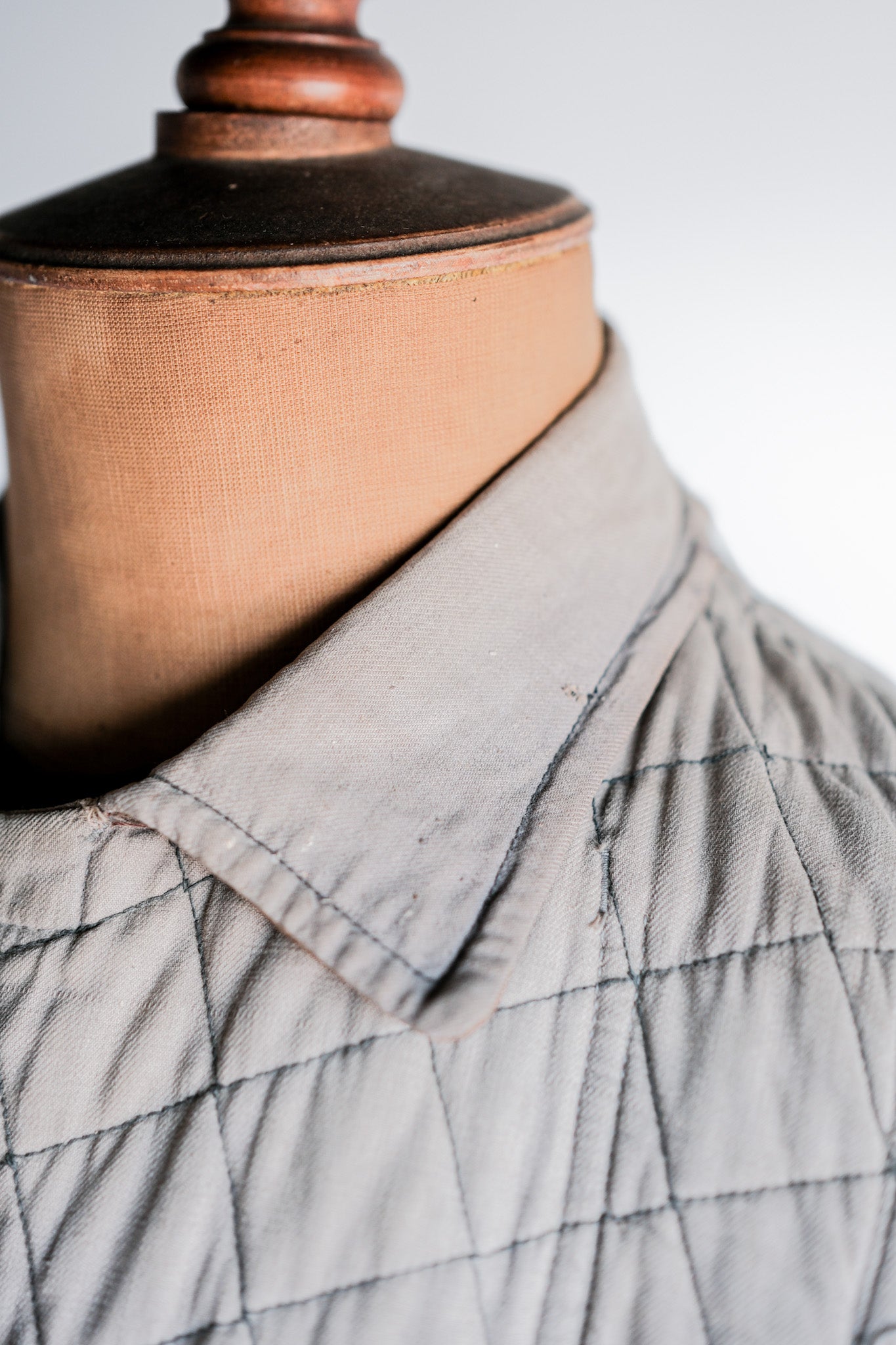 ［~40's］WWⅡ German Army Gray-White Reversible Quilted Winter Parka "Modified" "Wehrmacht"