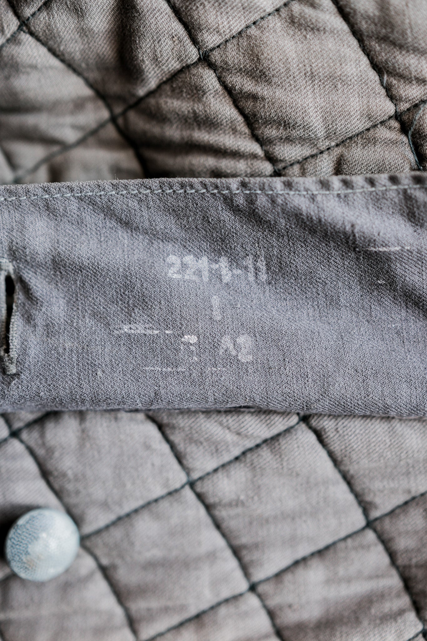 ［~40's］WWⅡ German Army Gray-White Reversible Quilted Winter Parka "Modified" "Wehrmacht"