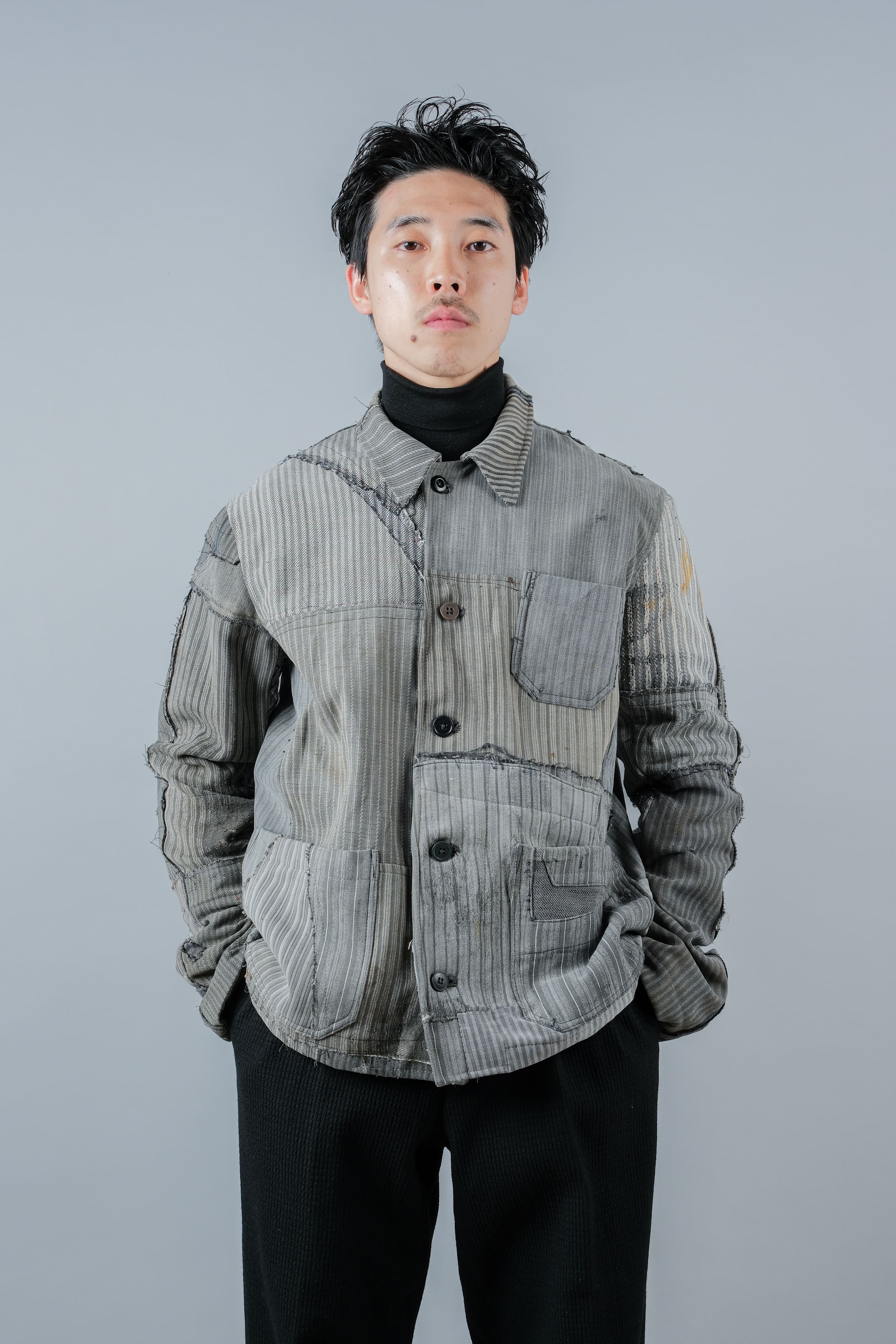 【PROPOSITION】French Work Pants Fabric Cotton Work Jacket