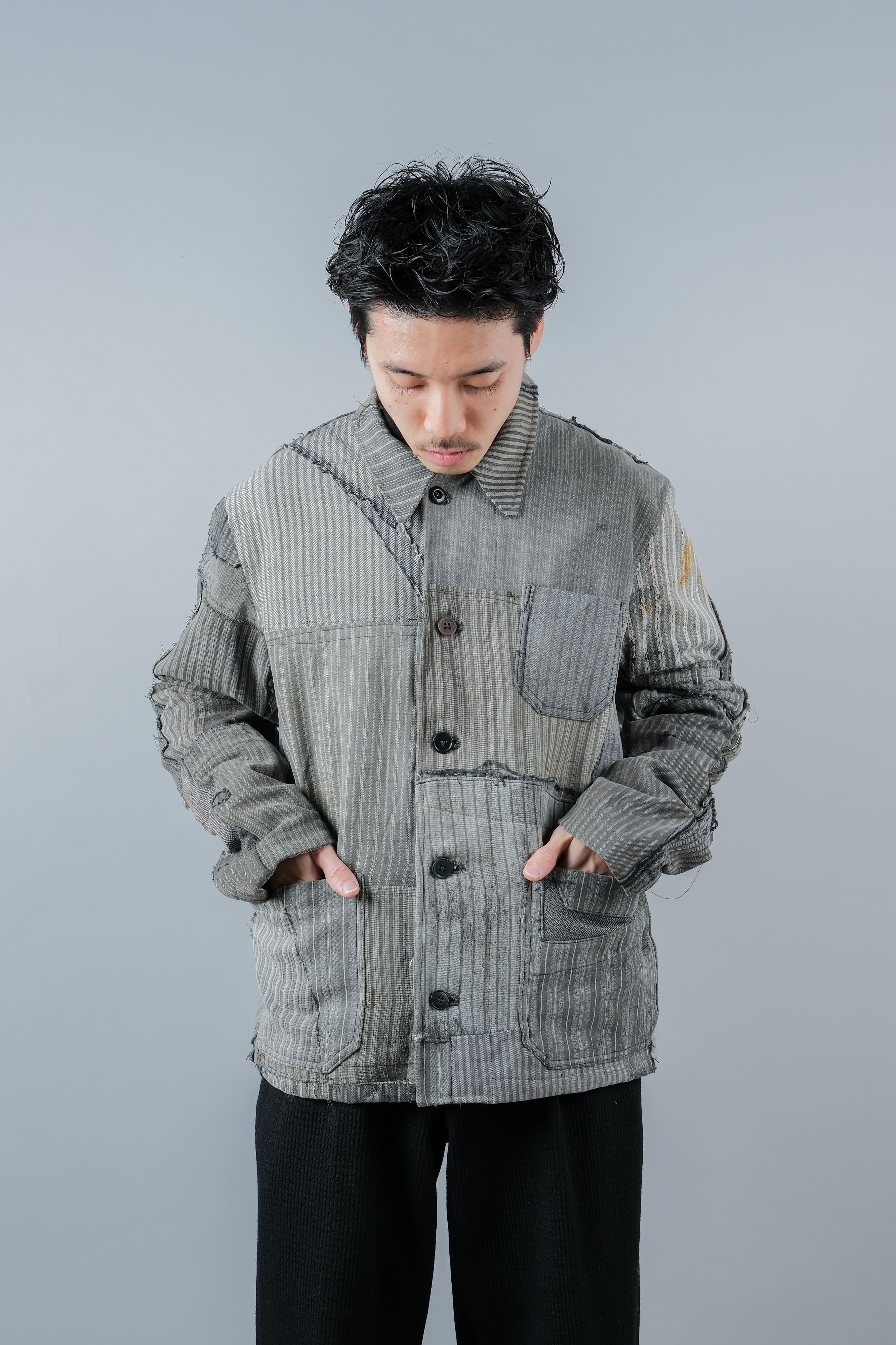 【PROPOSITION】French Work Pants Fabric Cotton Work Jacket