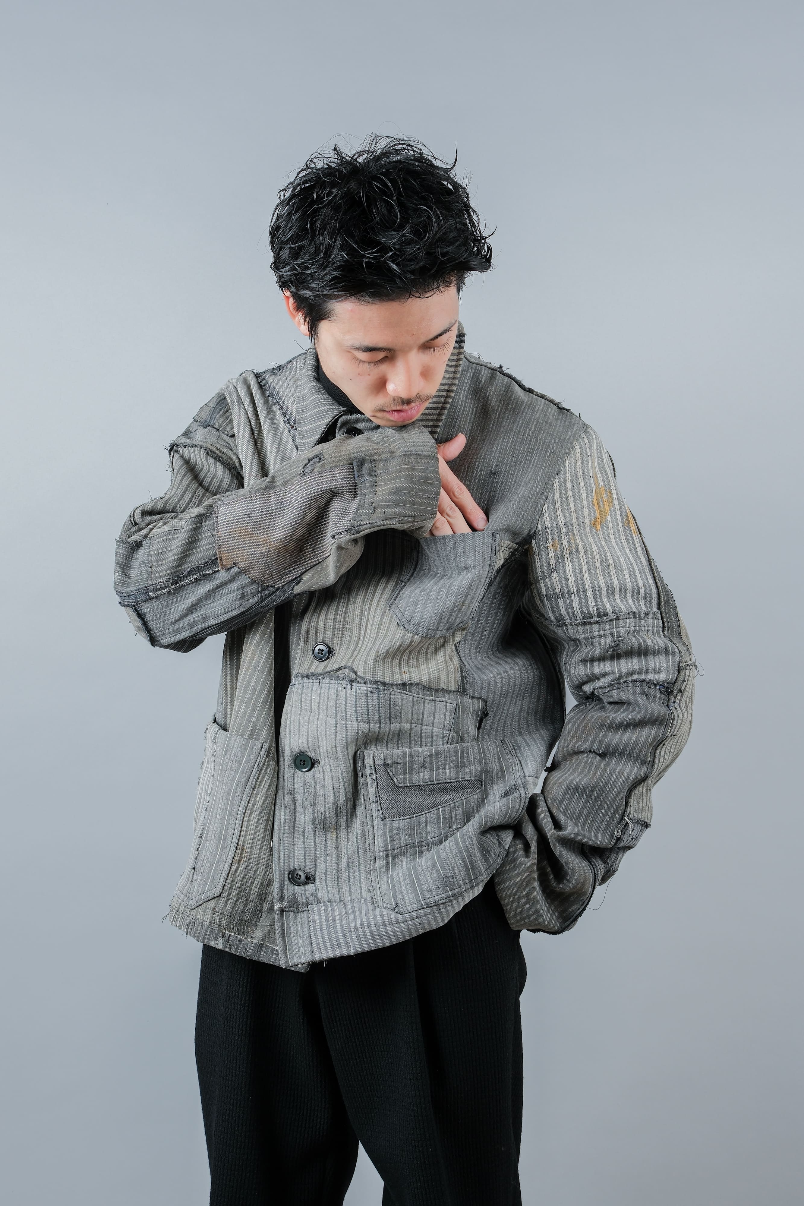 【PROPOSITION】French Work Pants Fabric Cotton Work Jacket