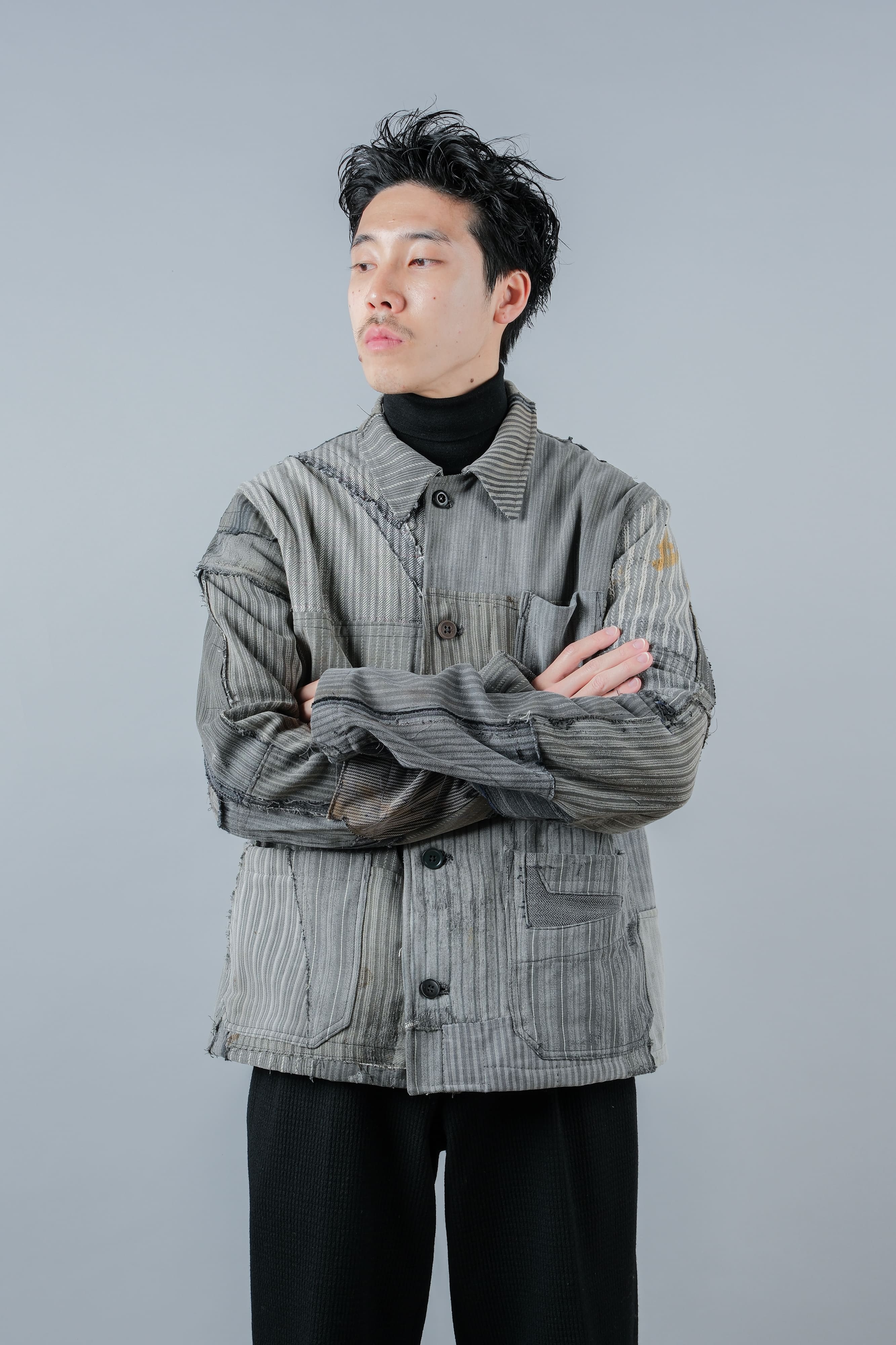 【PROPOSITION】French Work Pants Fabric Cotton Work Jacket